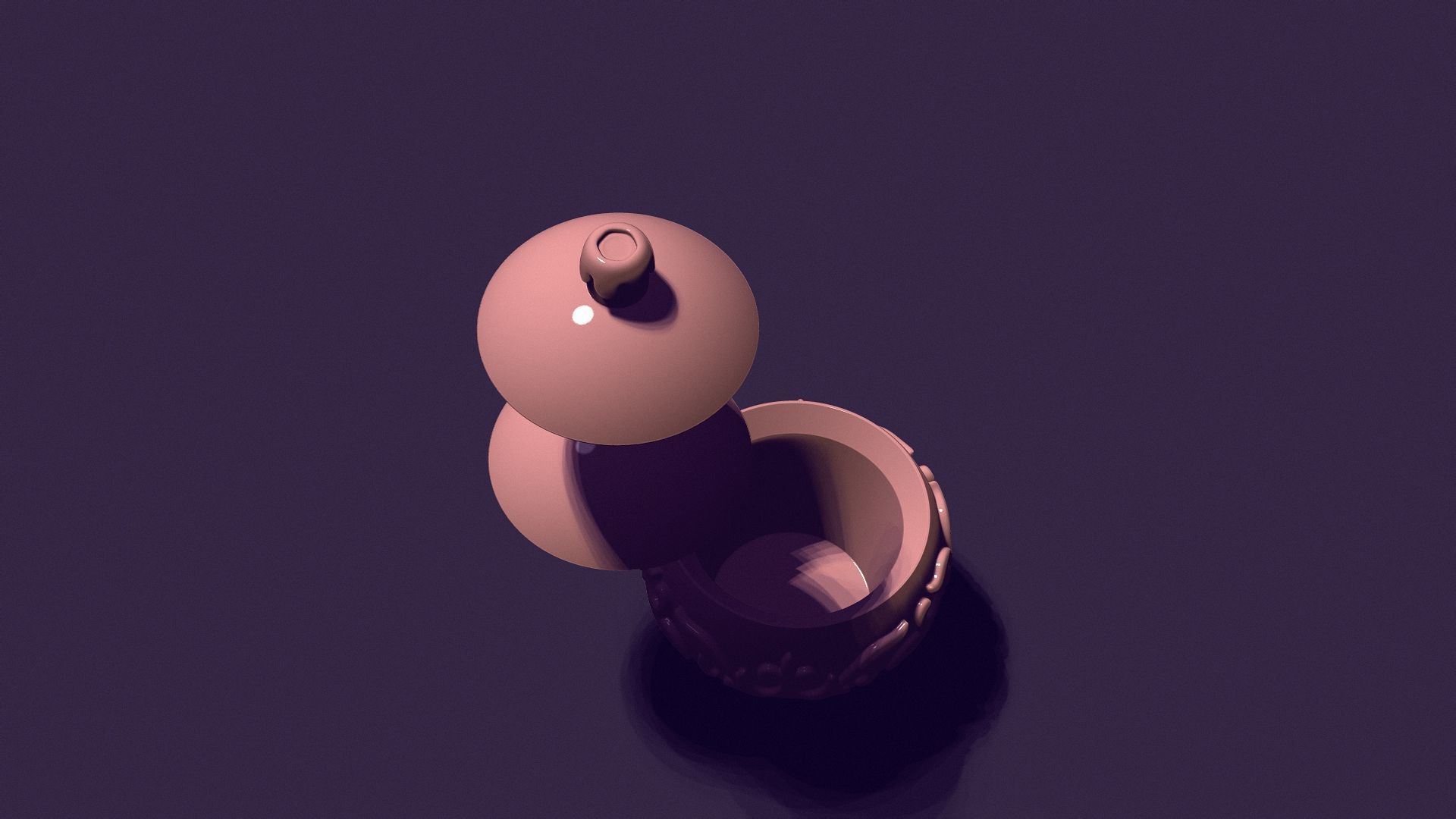 Christmas tree ball casting model 3D print model_9