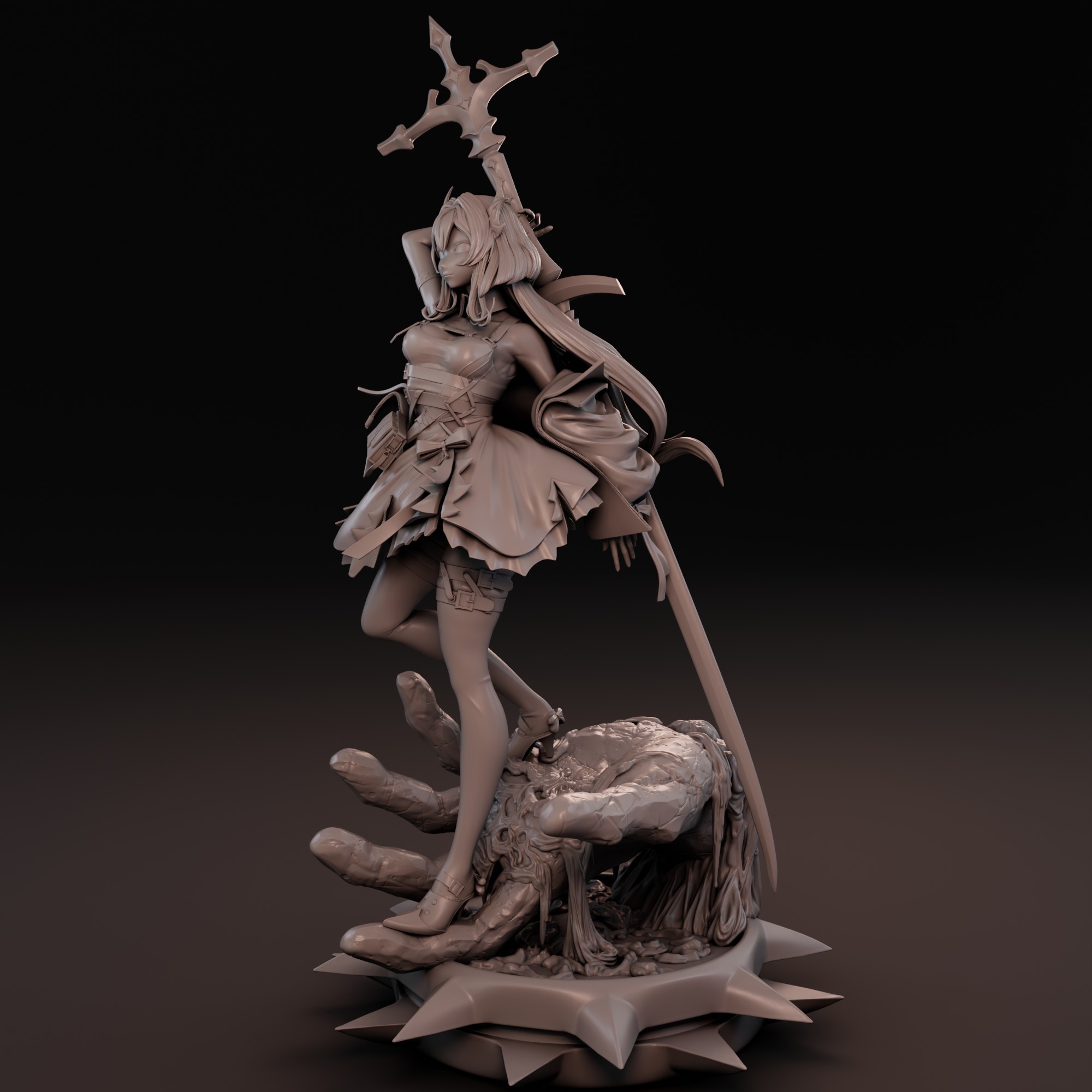 Surtr - Arknights 3D print model_7