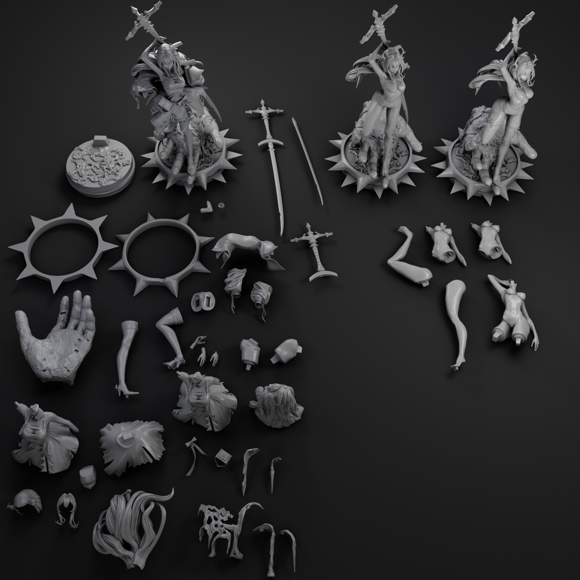 Surtr - Arknights 3D print model_11