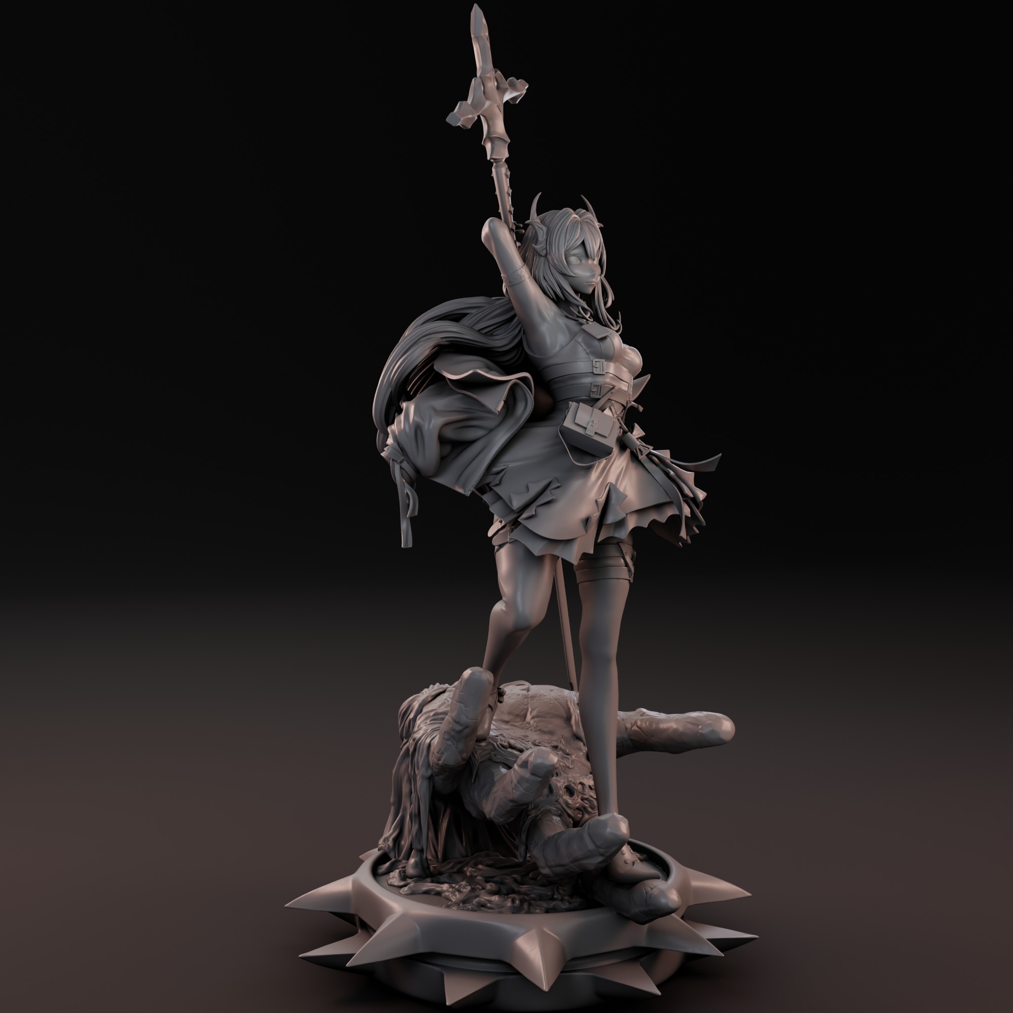 Surtr - Arknights 3D print model_10