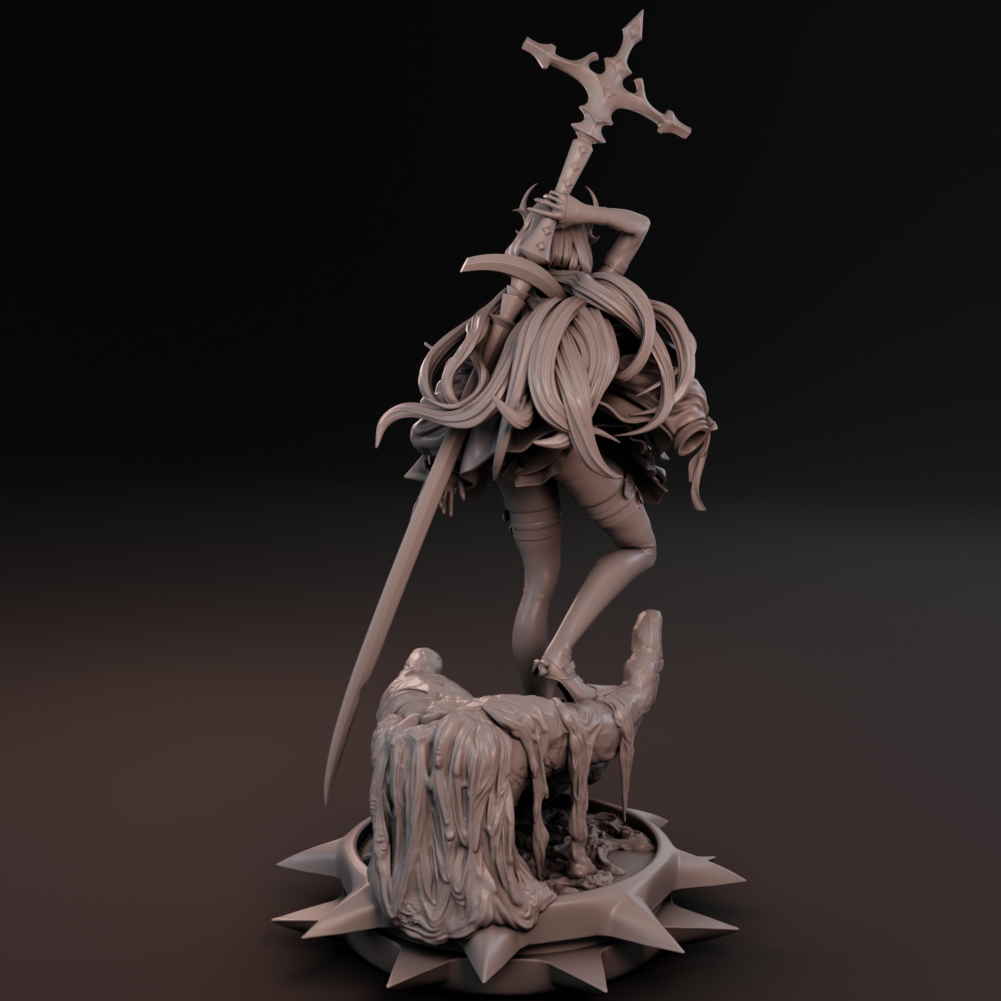 Surtr - Arknights 3D print model_9