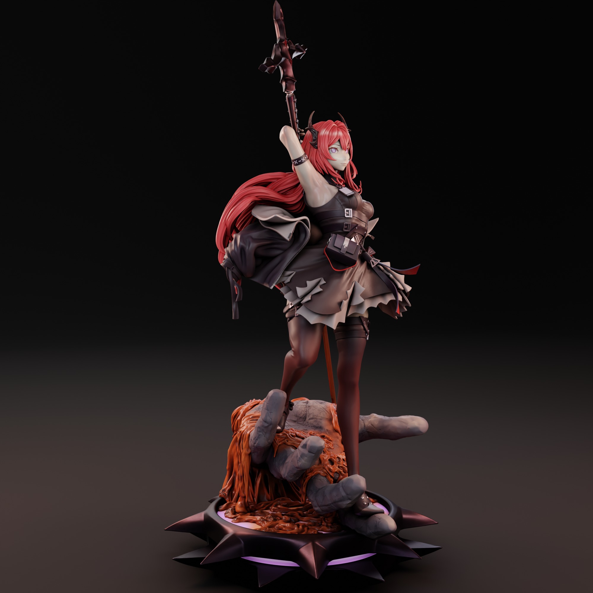 Surtr - Arknights 3D print model_5