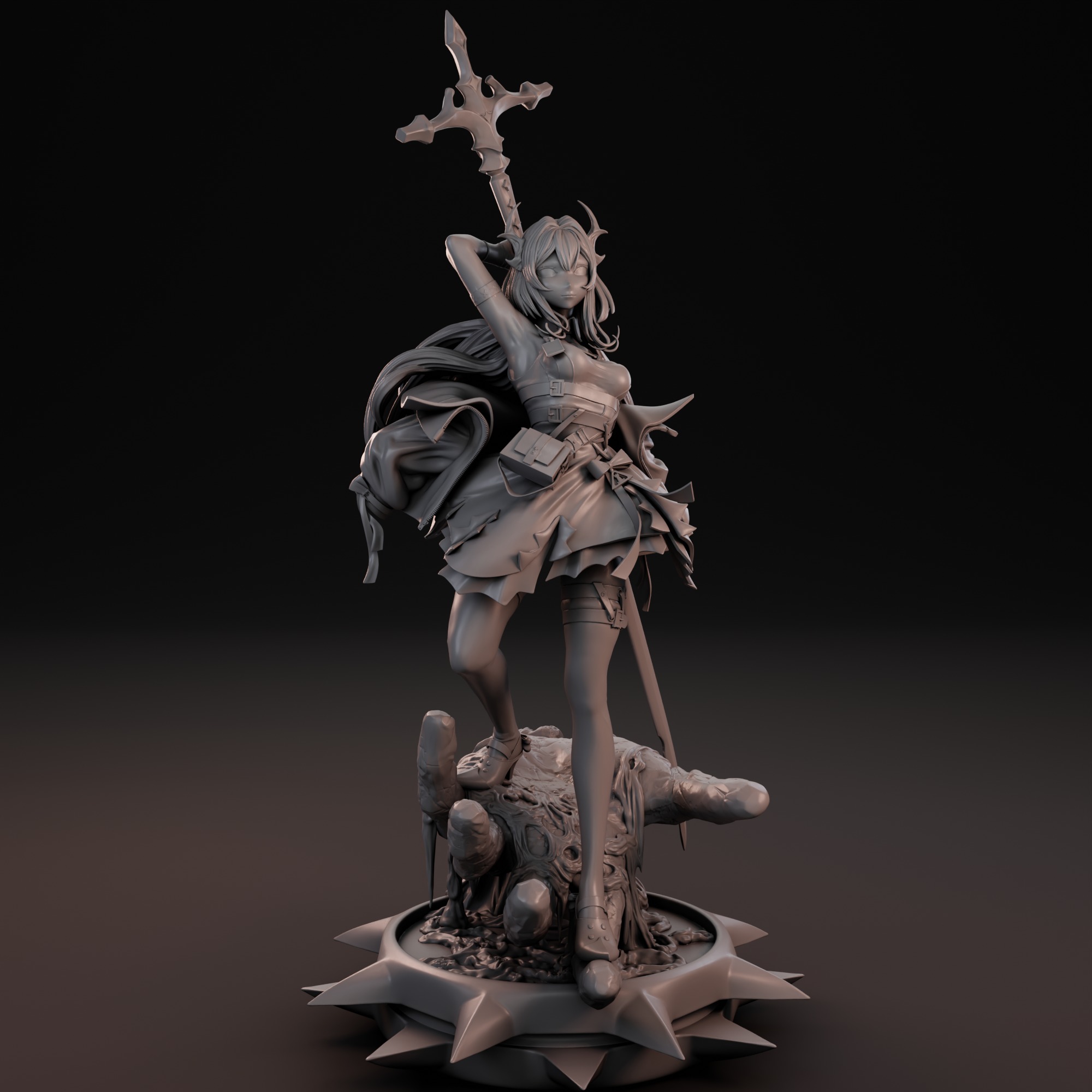 Surtr - Arknights 3D print model_6