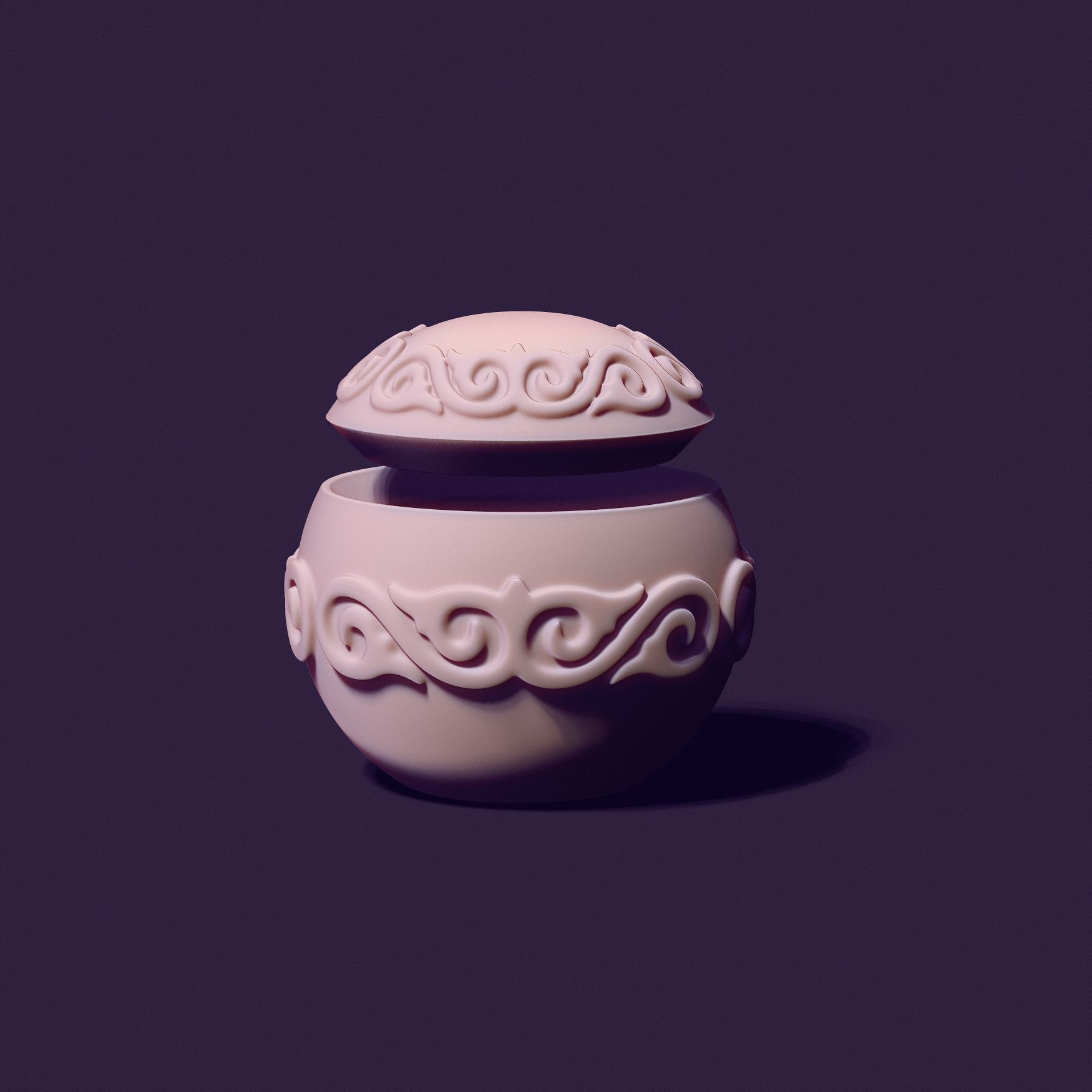 Christmas tree ball casting model 3D print model_1