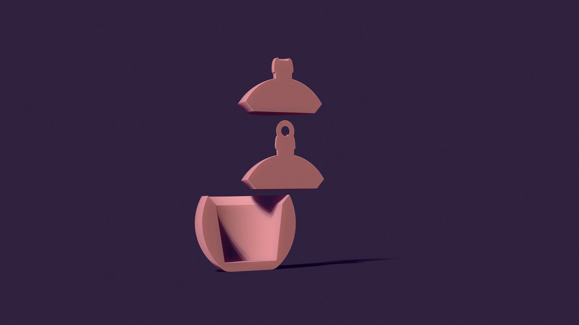 Christmas tree ball casting model 3D print model_2