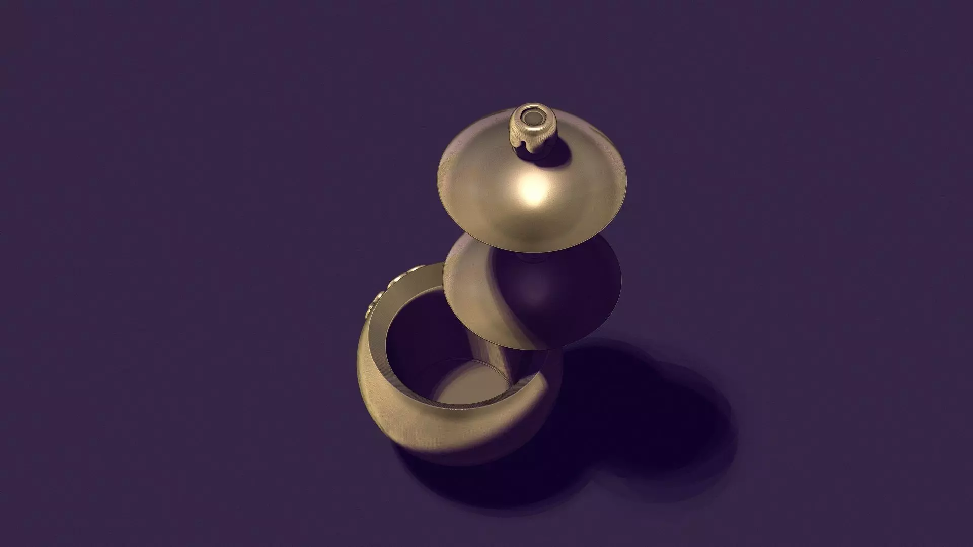 Christmas tree ball casting model 3D print model_0