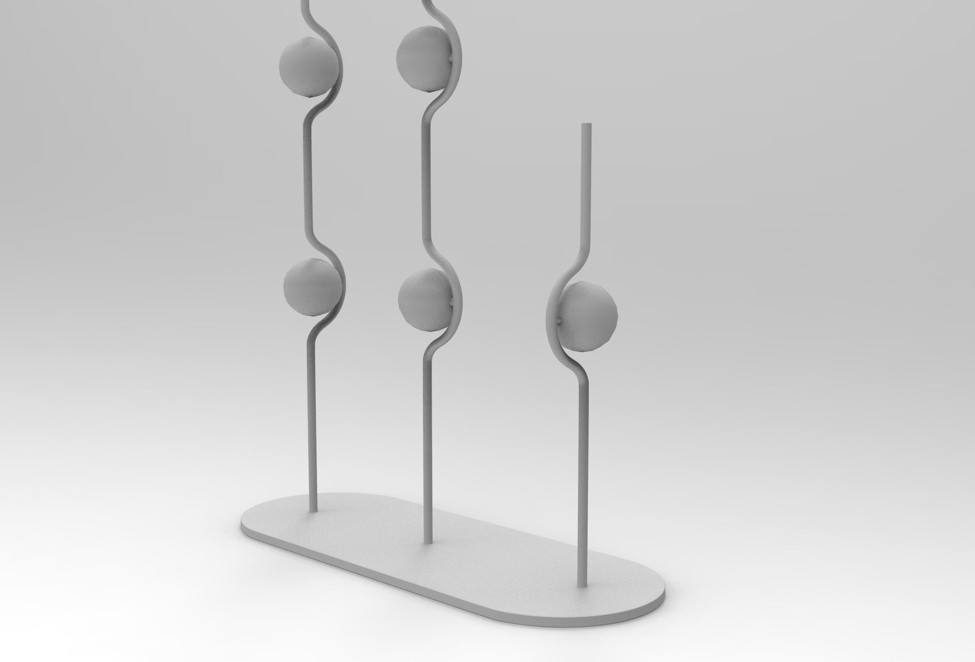 Hull Floor Lamp Low-poly 3D model_8