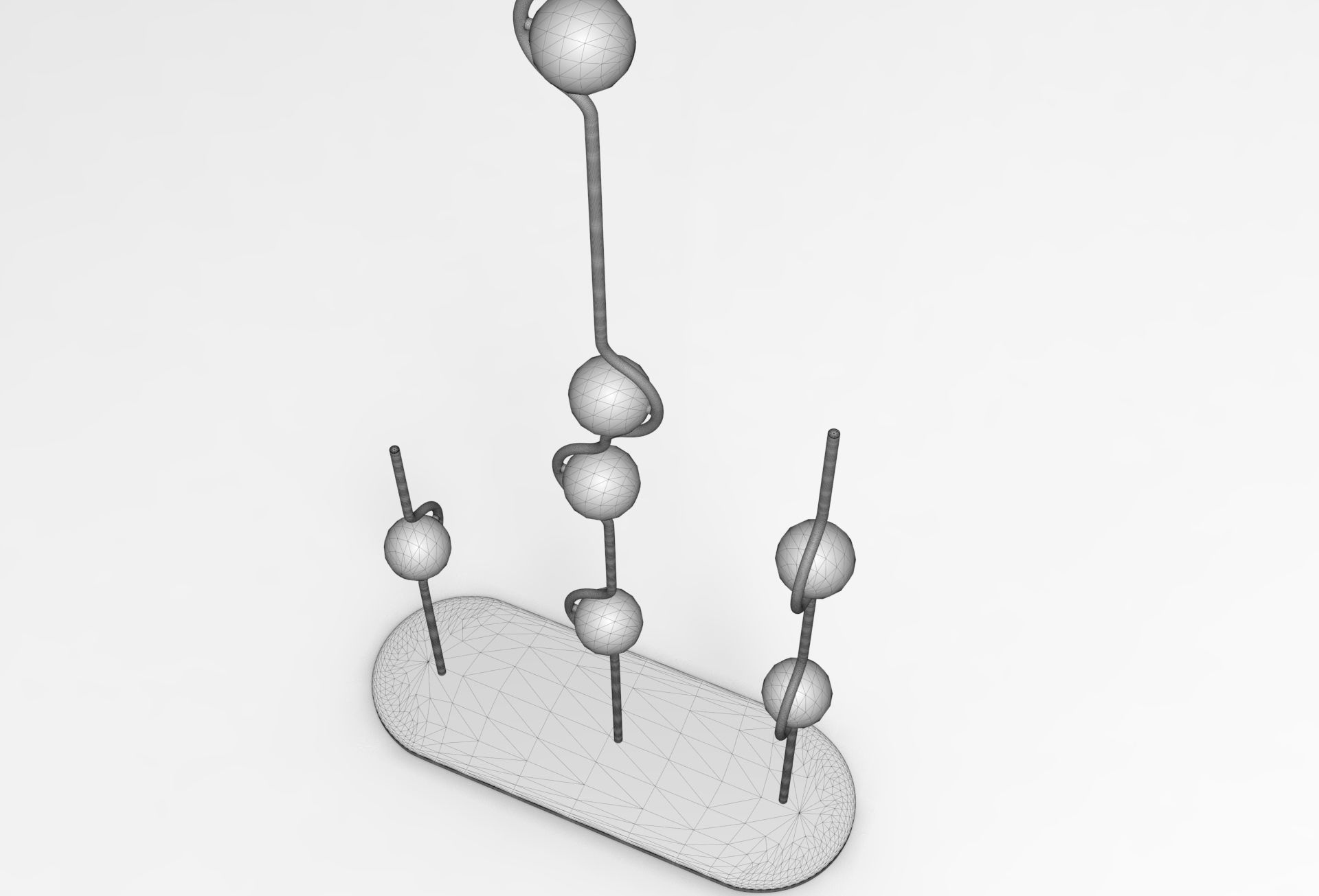 Hull Floor Lamp Low-poly 3D model_6