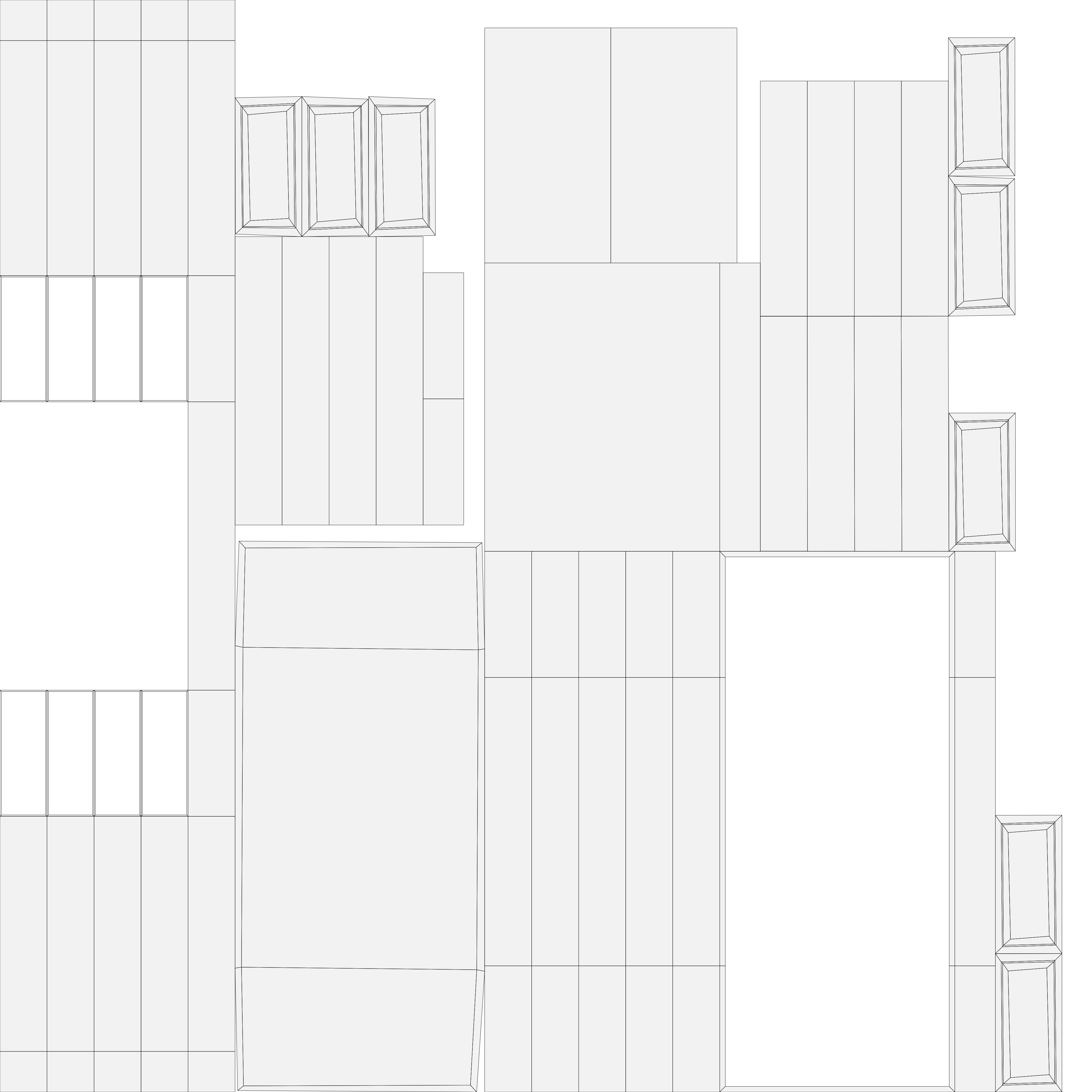 Wooden Realistic Desk Low-poly 3D model_8