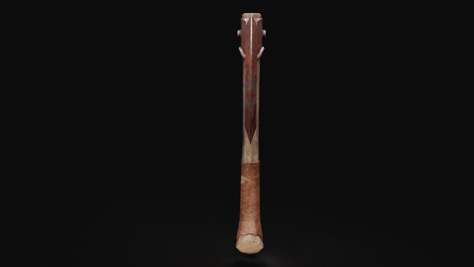 Medieval Axe Low-poly 3D model Low-poly 3D model_3