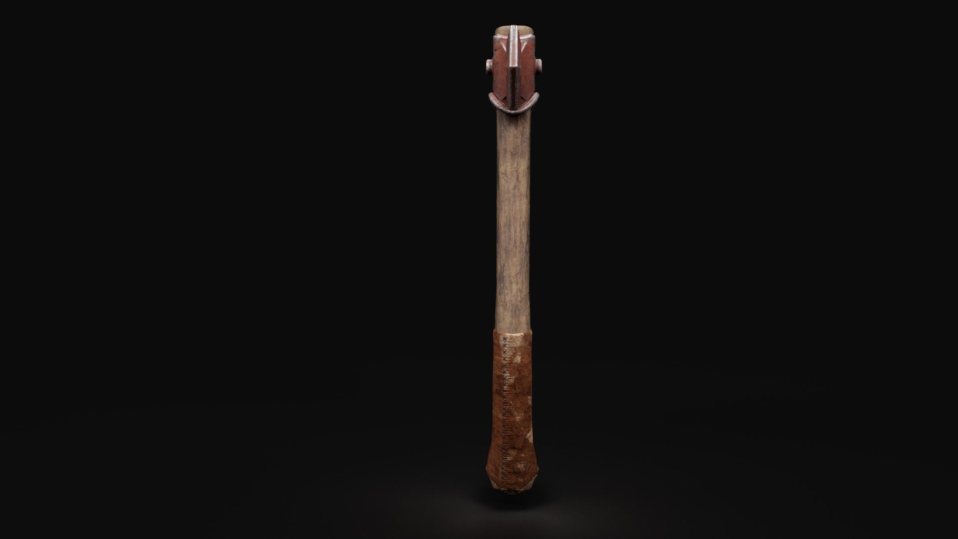 Medieval Axe Low-poly 3D model Low-poly 3D model_2