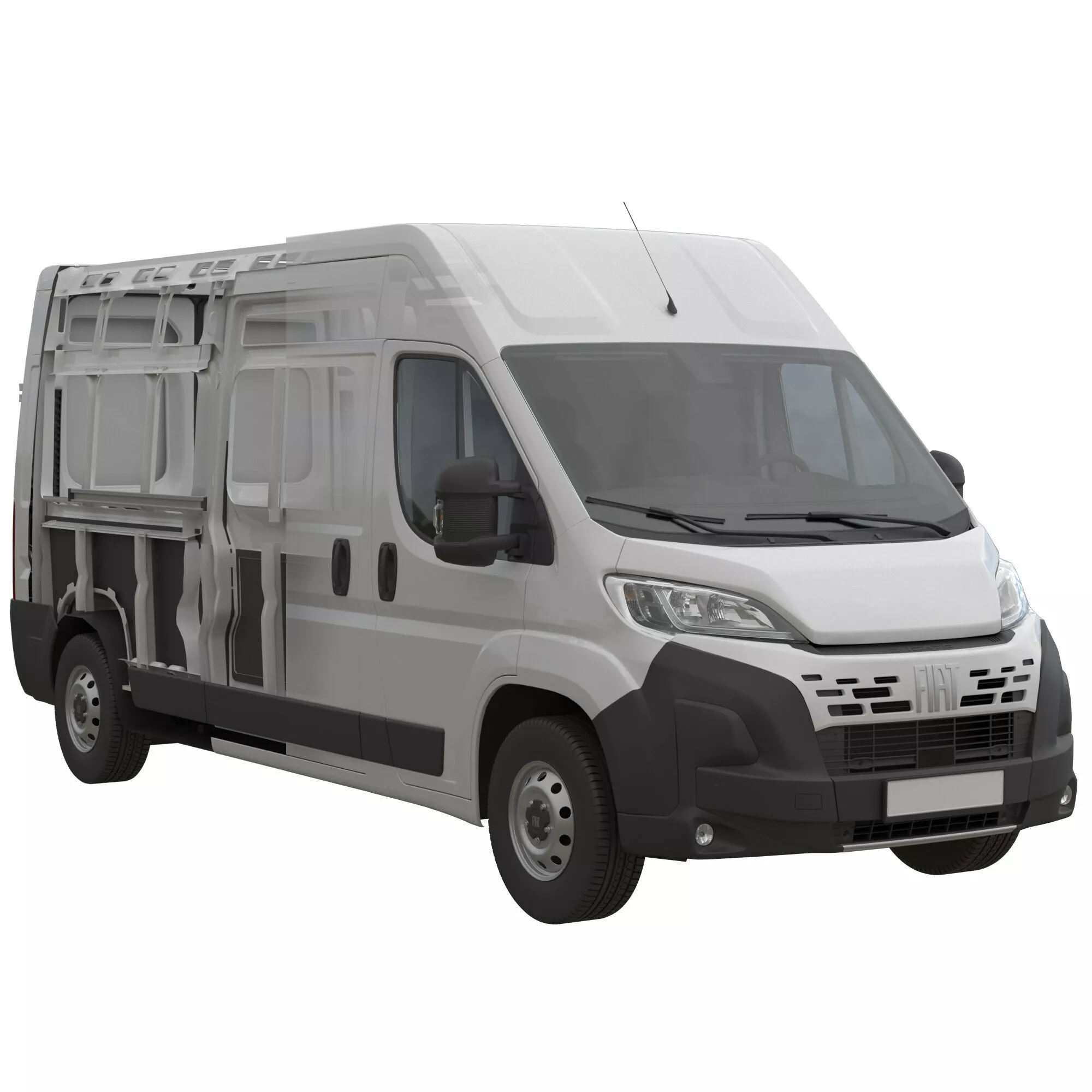 2024 FIAT DUCATO L3H2 Detailed interior 3D model