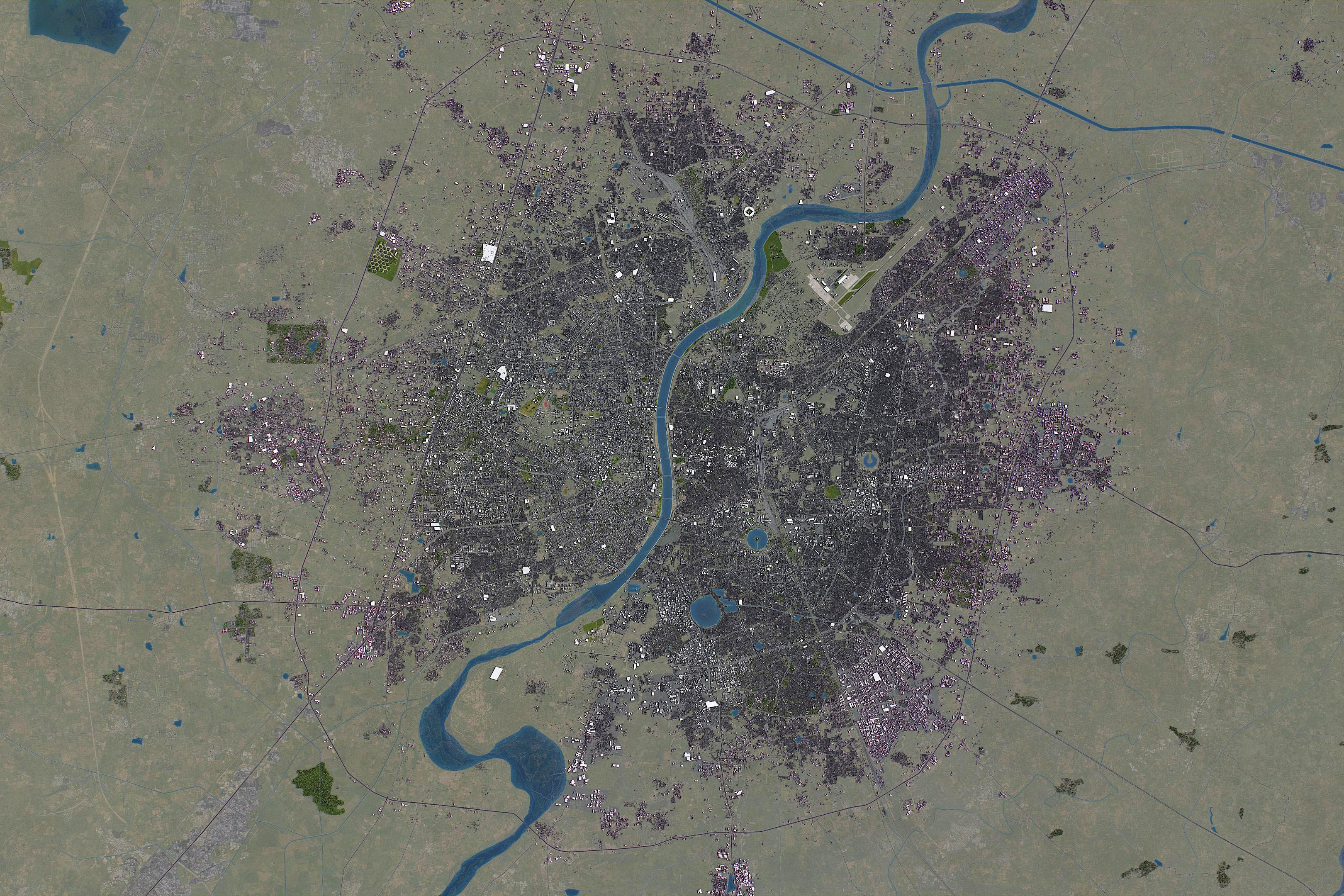 Ahmedabad - 3D City Topography Terrain 3D Model Collection_1