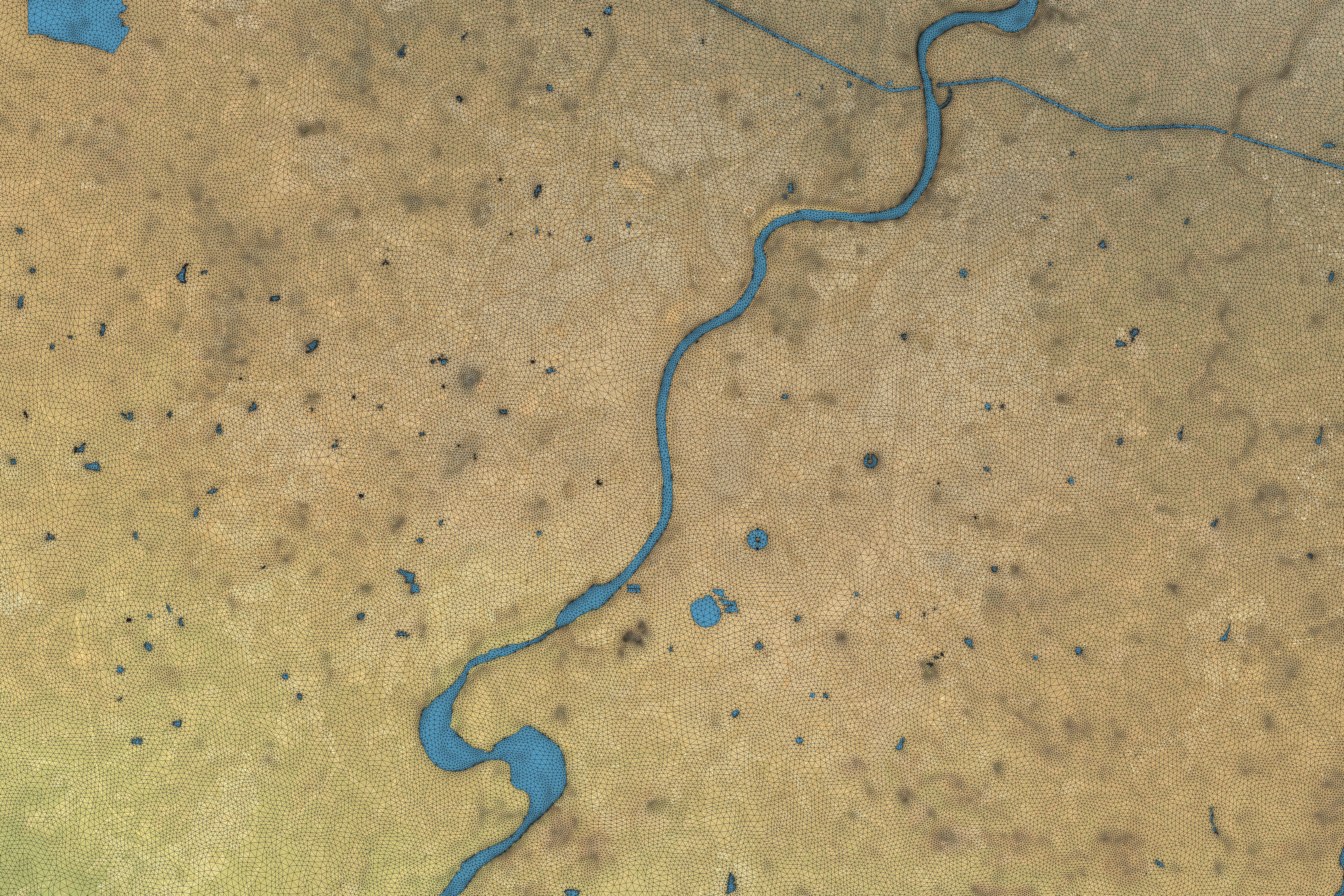 Ahmedabad - 3D City Topography Terrain 3D Model Collection_3