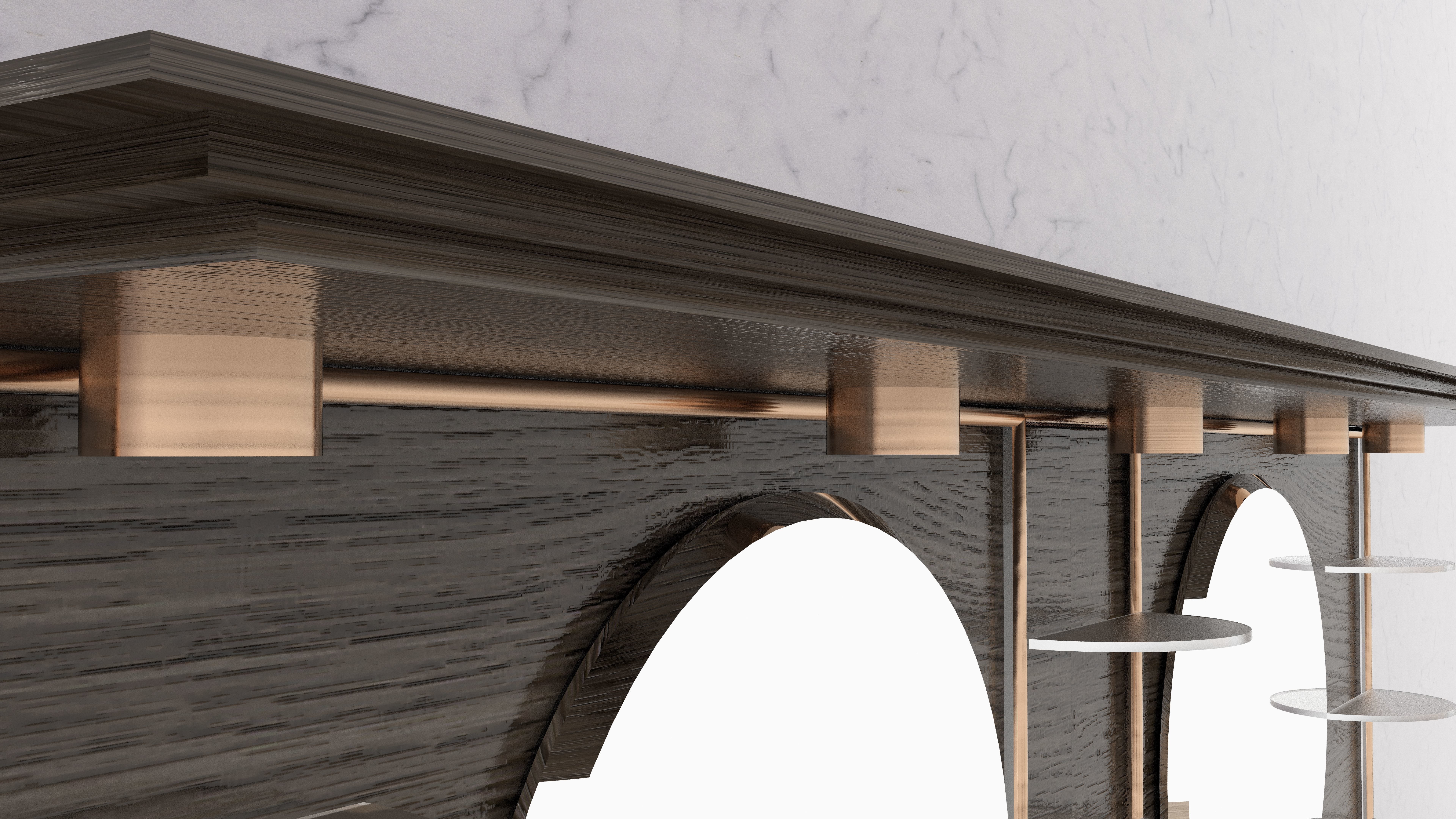 Barbershop Counter 3D model_8