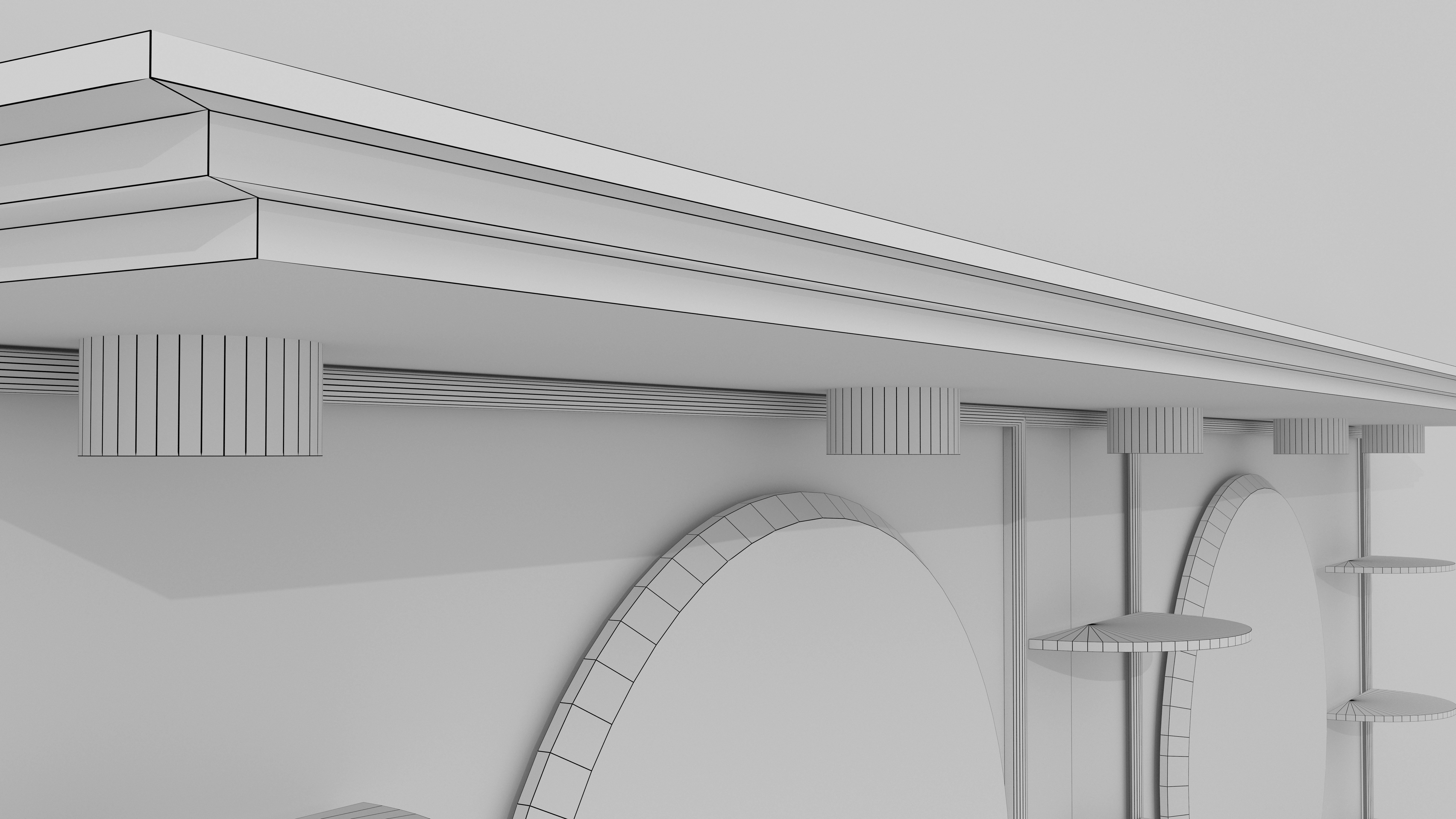 Barbershop Counter 3D model_13