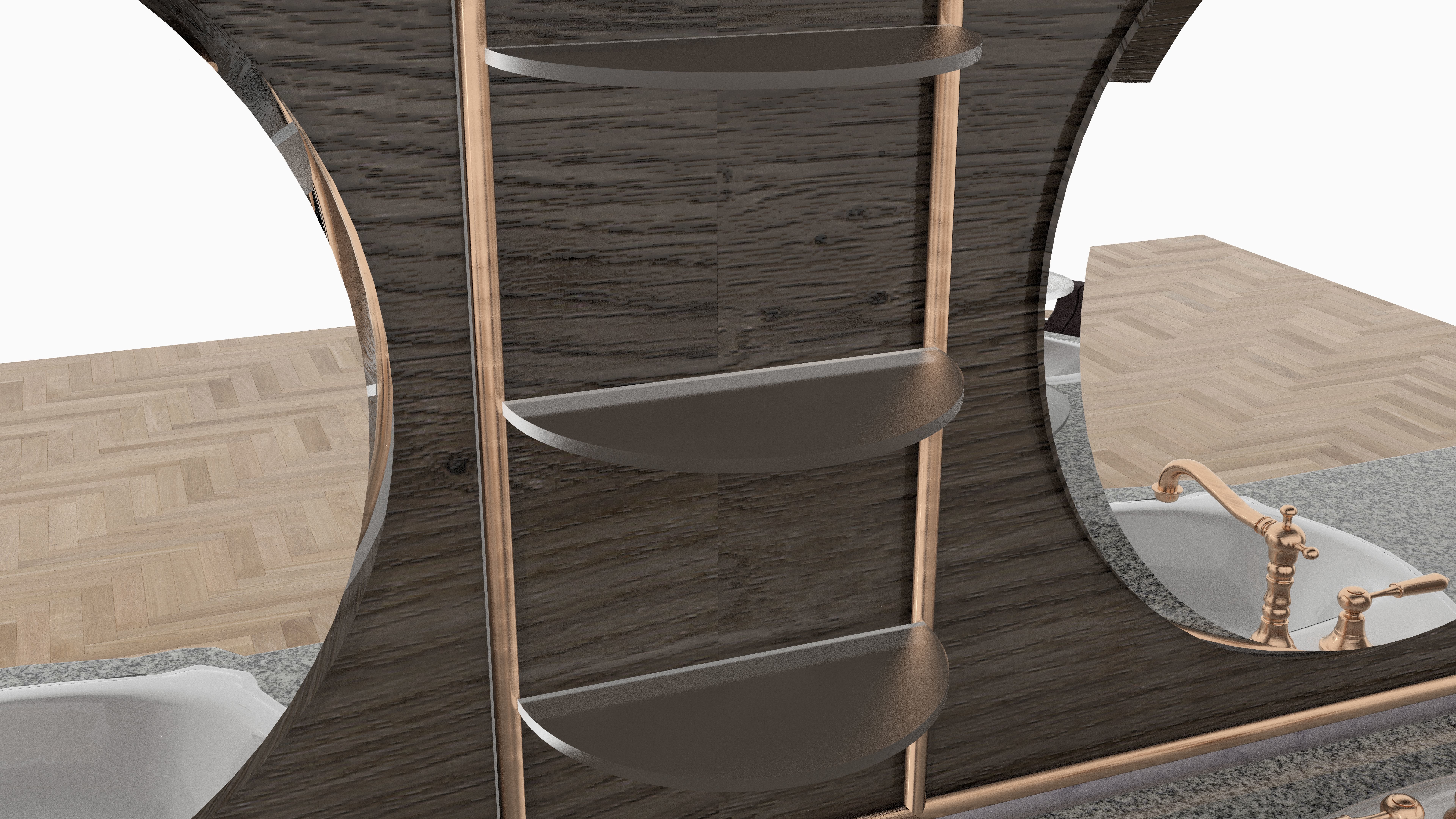 Barbershop Counter 3D model_5