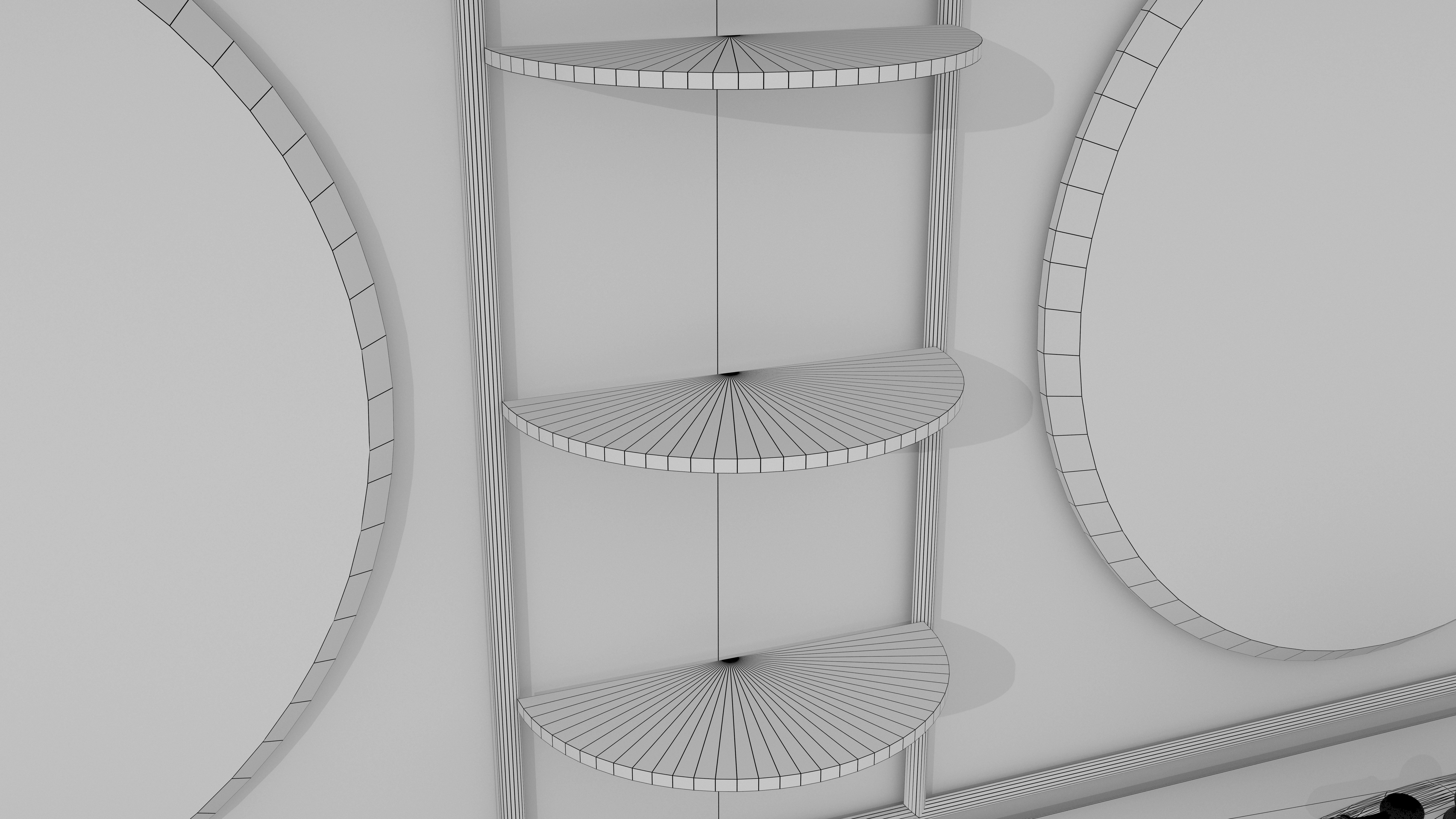 Barbershop Counter 3D model_15