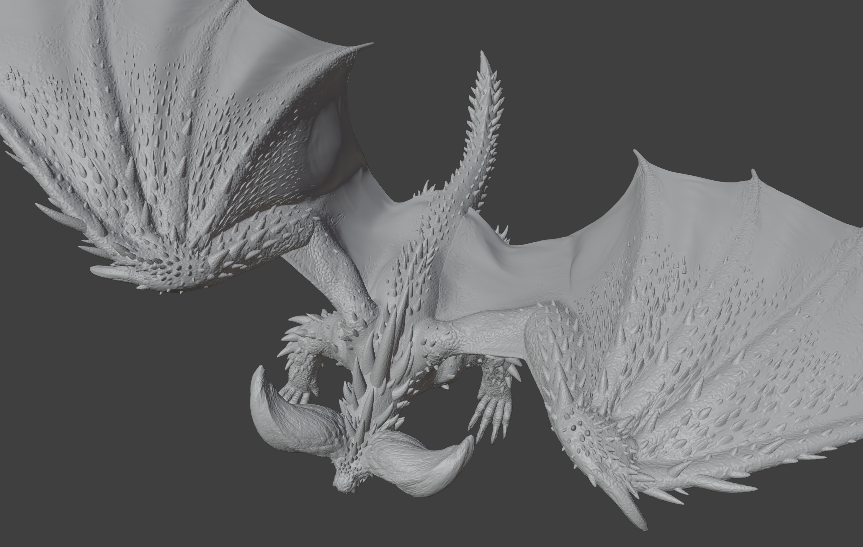 Nergigante - Monster Hunter World 3D print model_3