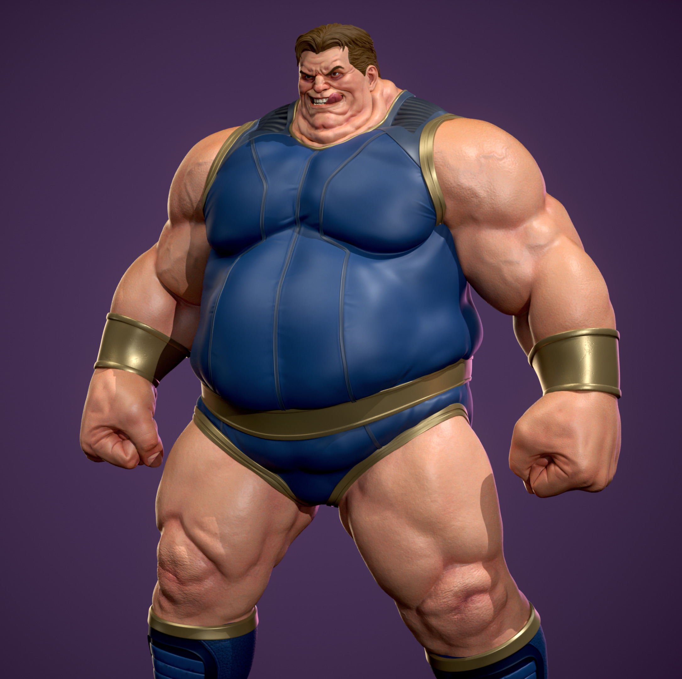 Blob X-Men stl file 3D print model_4