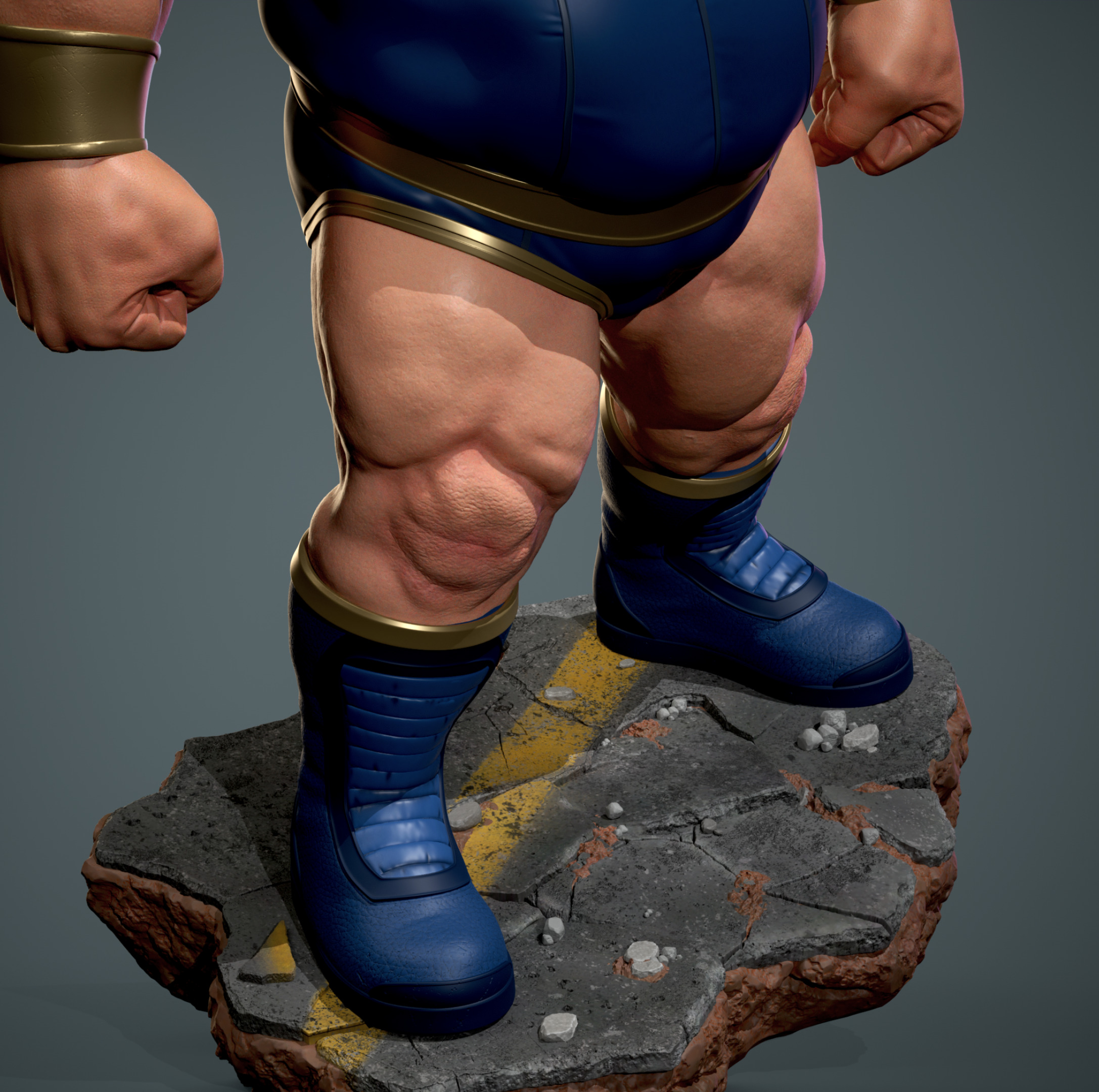Blob X-Men stl file 3D print model_2