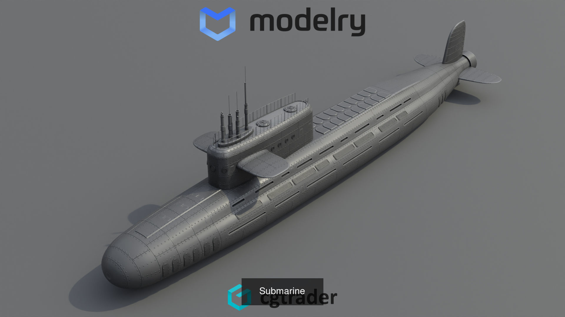 Airborne  Drone  Submarine pack 3D Model Collection_18