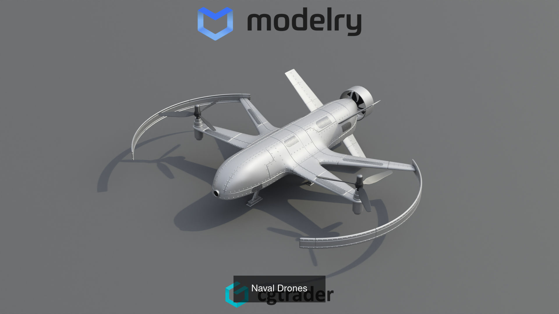 Airborne  Drone  Submarine pack 3D Model Collection_20