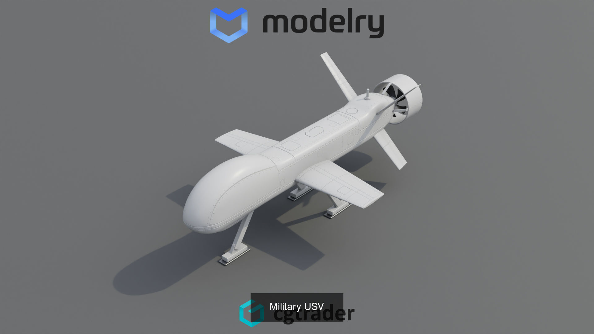 Airborne  Drone  Submarine pack 3D Model Collection_9