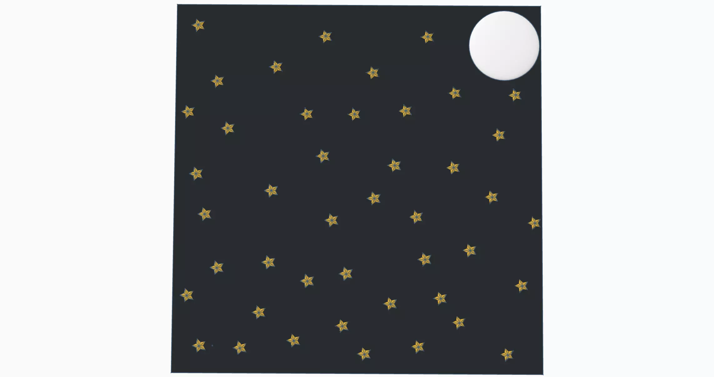 cool night sky 3D print model
