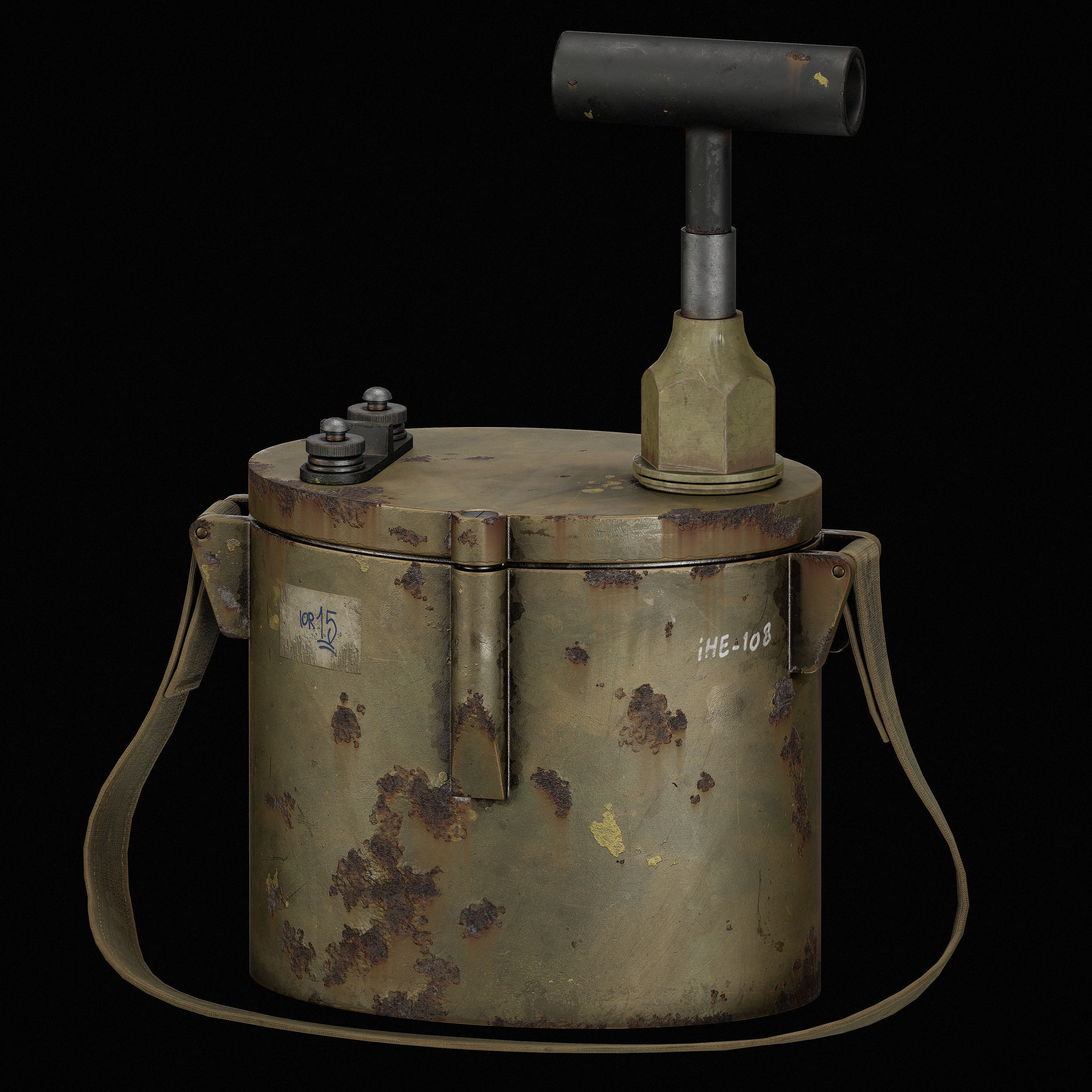 PM-2 Detonator Low-poly 3D model_2