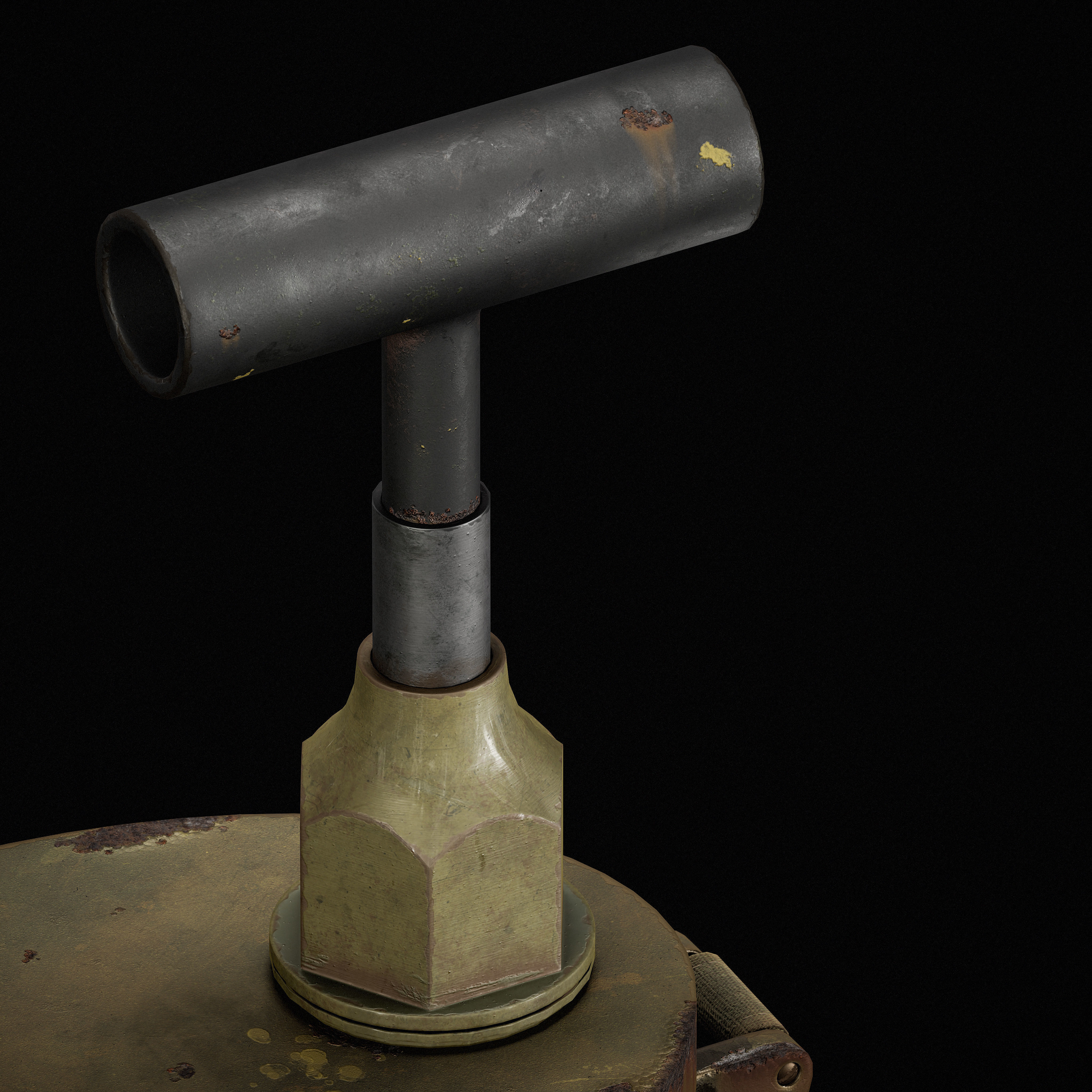 PM-2 Detonator Low-poly 3D model_5