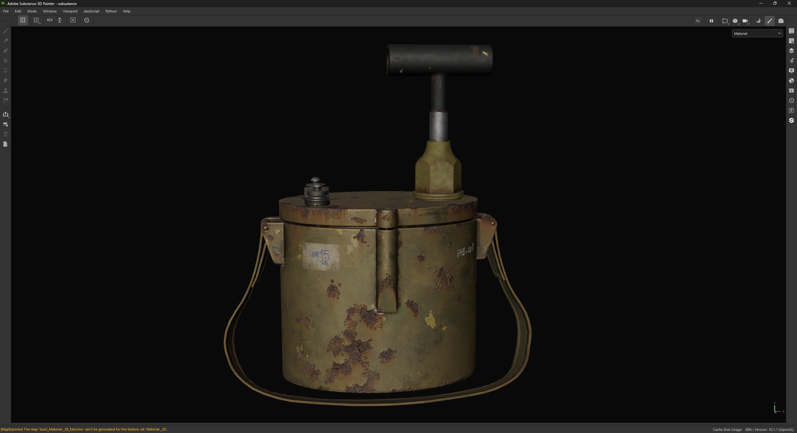 PM-2 Detonator Low-poly 3D model_7