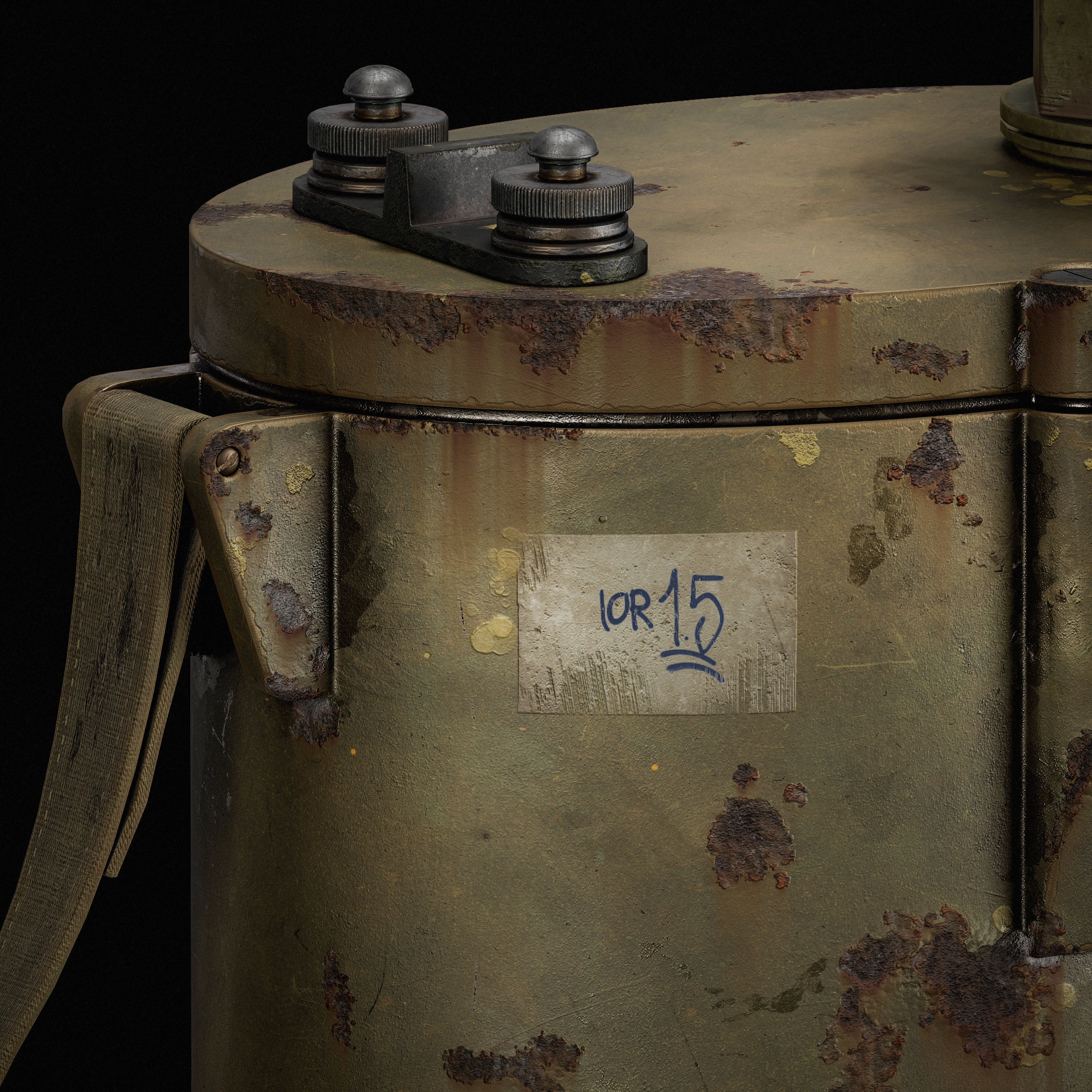 PM-2 Detonator Low-poly 3D model_3