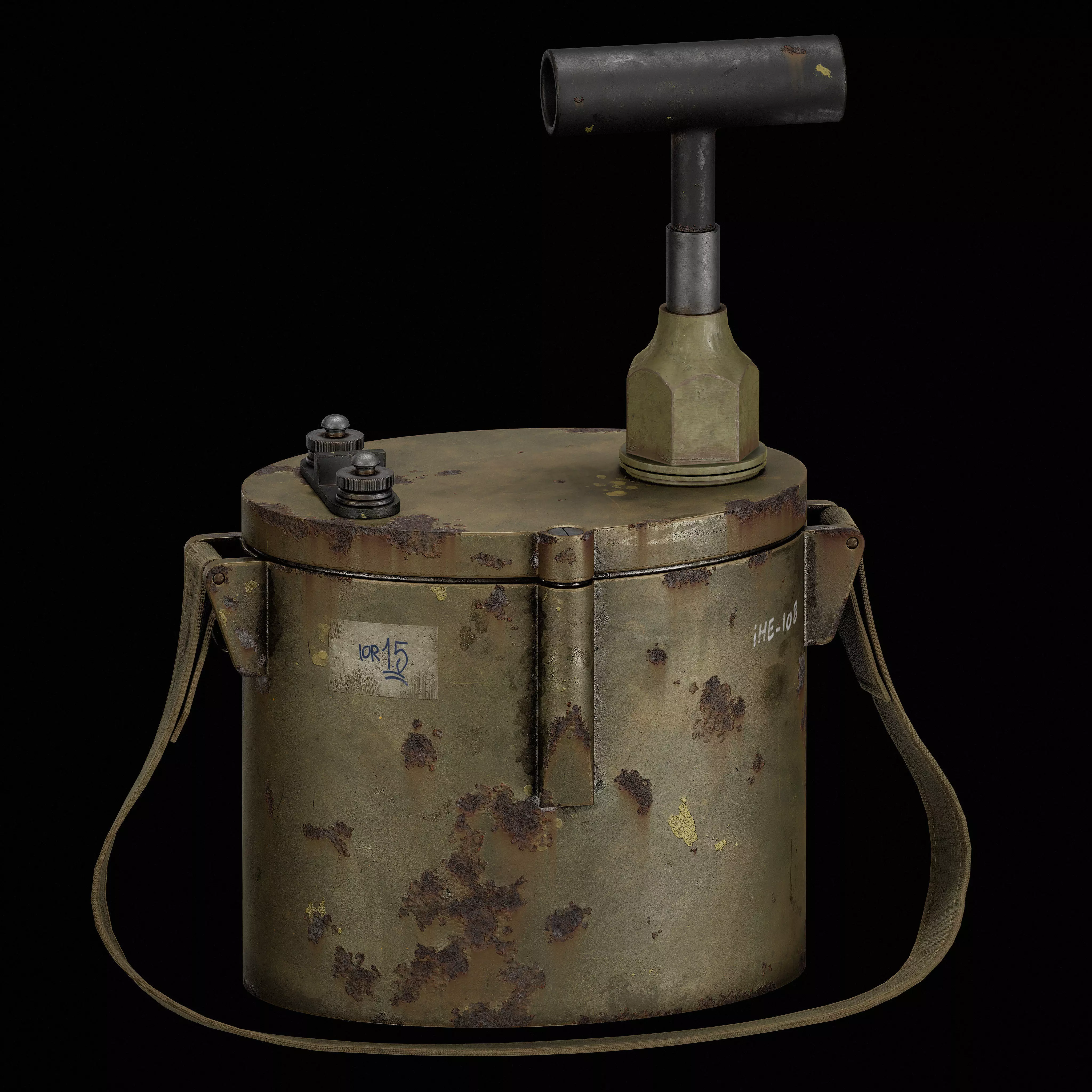 PM-2 Detonator Low-poly 3D model_0