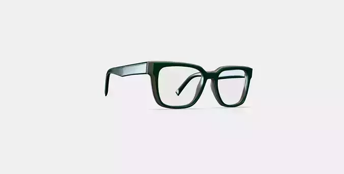 Cumberland Eyeglasses in Forest Green with Sand