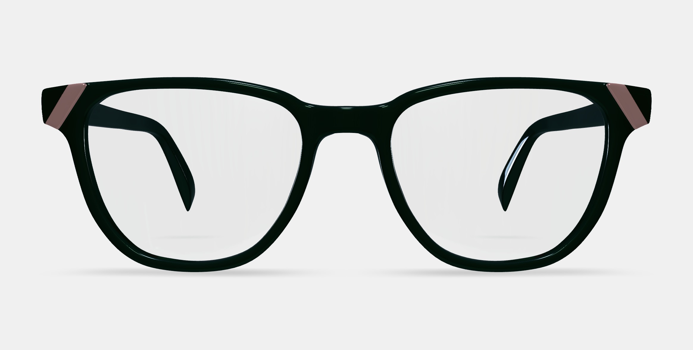 Gilmore Eyeglasses in Mangrove with Mojave Mauve 3D model_11