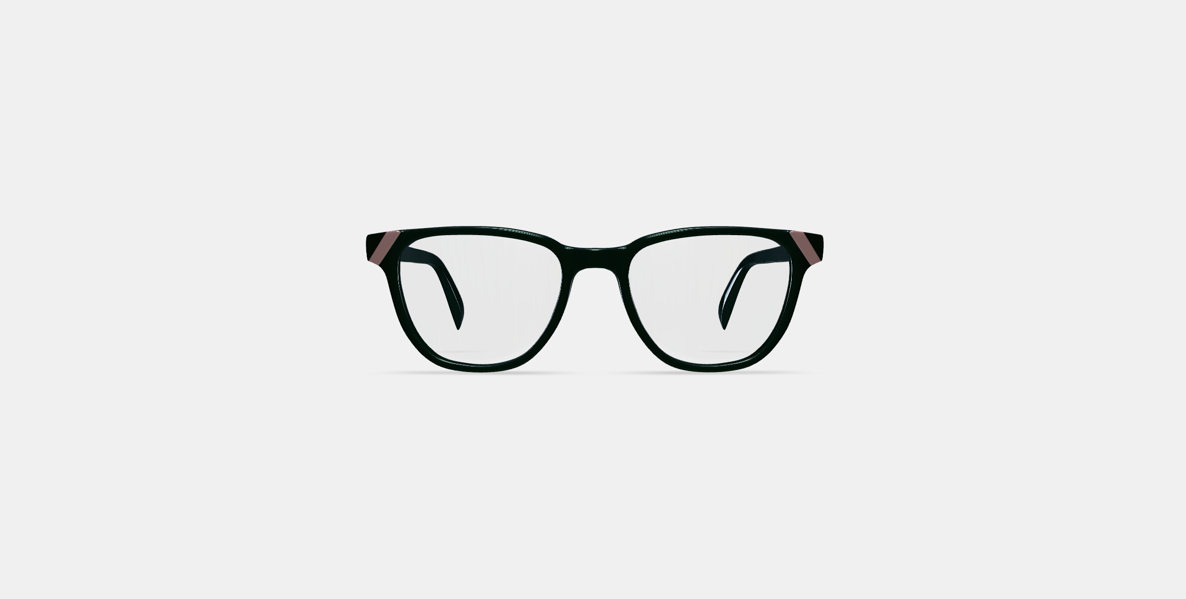 Gilmore Eyeglasses in Mangrove with Mojave Mauve 3D model_10