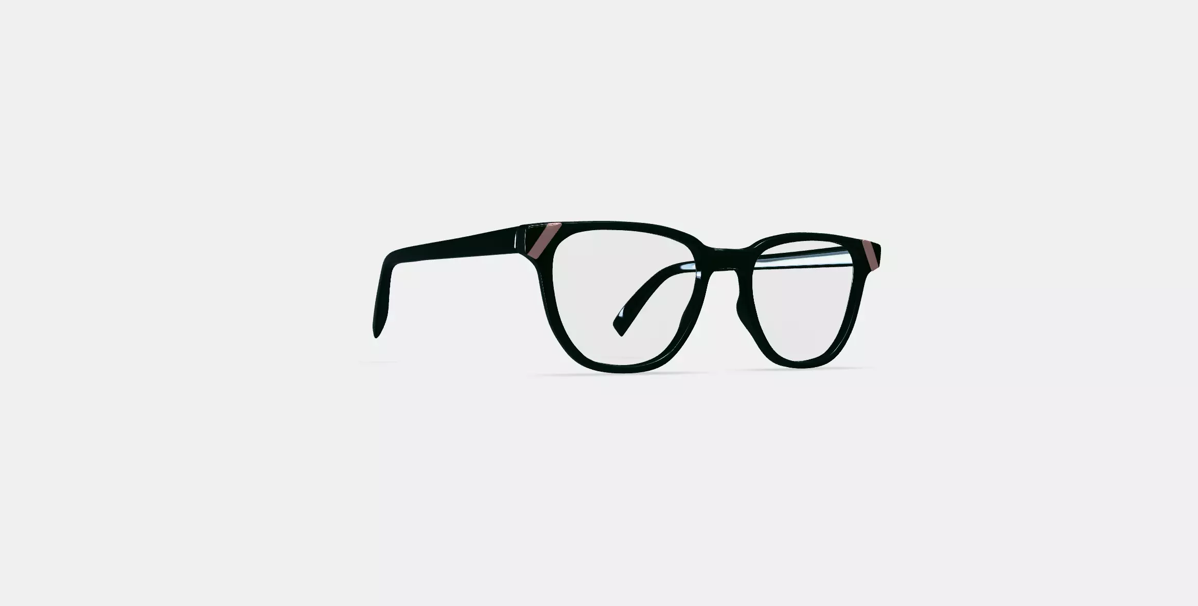 Gilmore Eyeglasses in Mangrove with Mojave Mauve 3D model_0