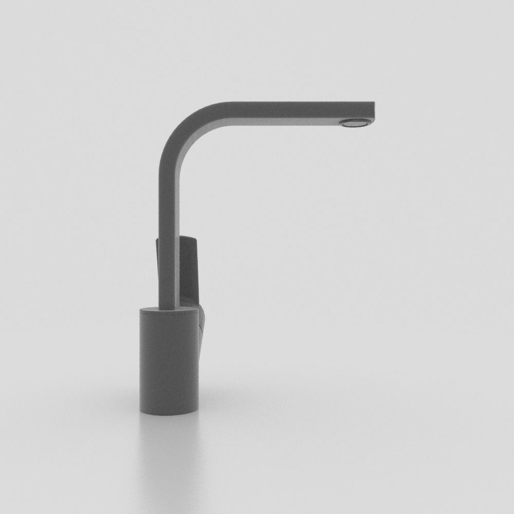 Printable Generic Kitchen Sink Mixer STL 3D model 3D print model_3