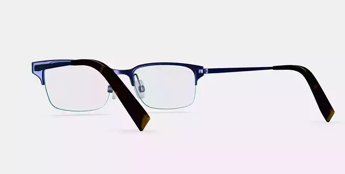 James Eyeglasses in Brushed Navy