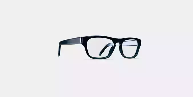 Roosevelt Eyeglasses in Striped Pacific 3D model