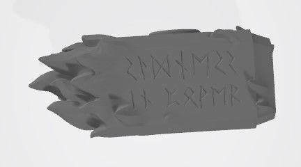 Ruff Ghanor Hammer 3D print model_3