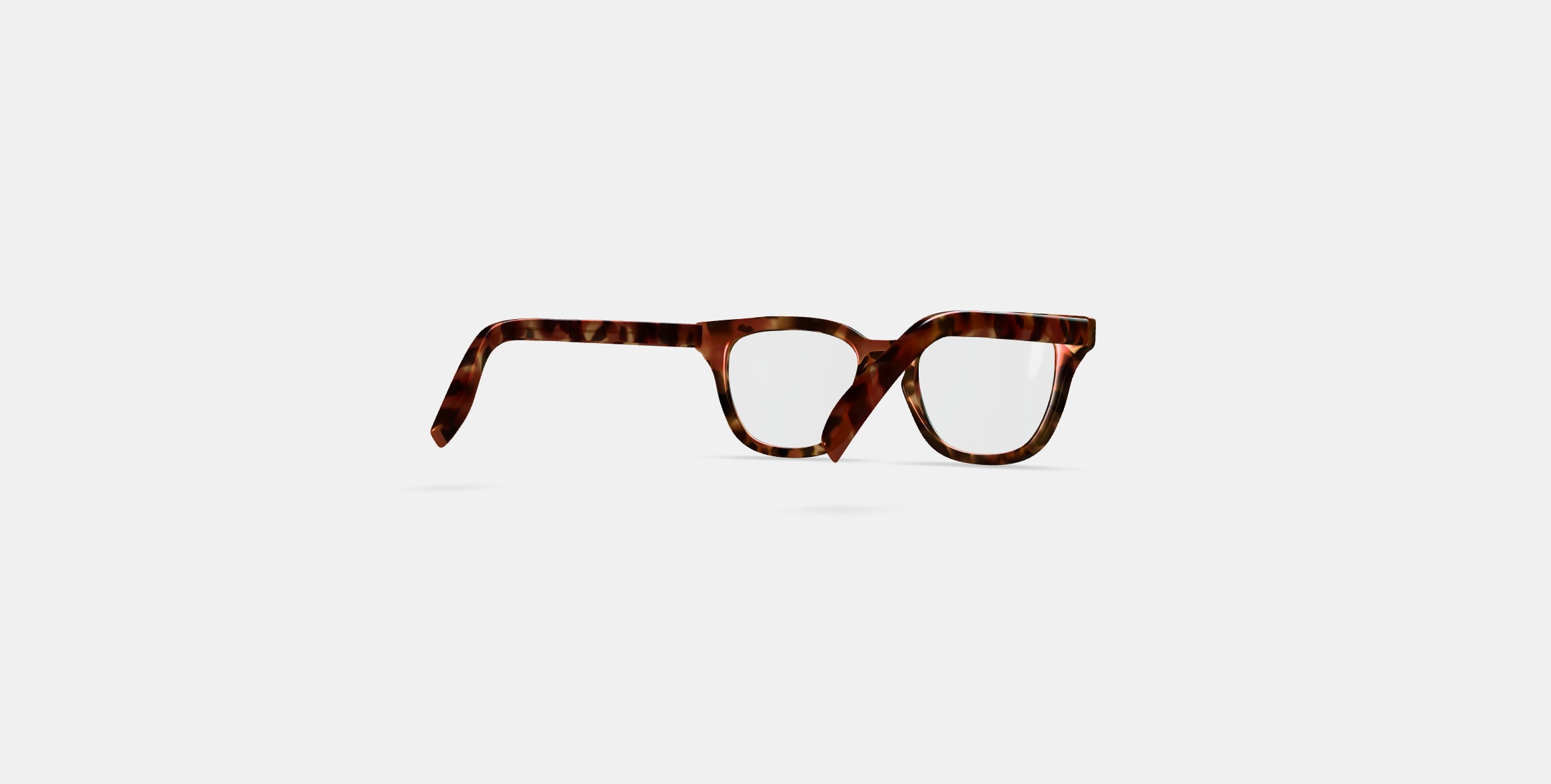 Della Eyeglasses in Acorn Tortoise 3D model_6