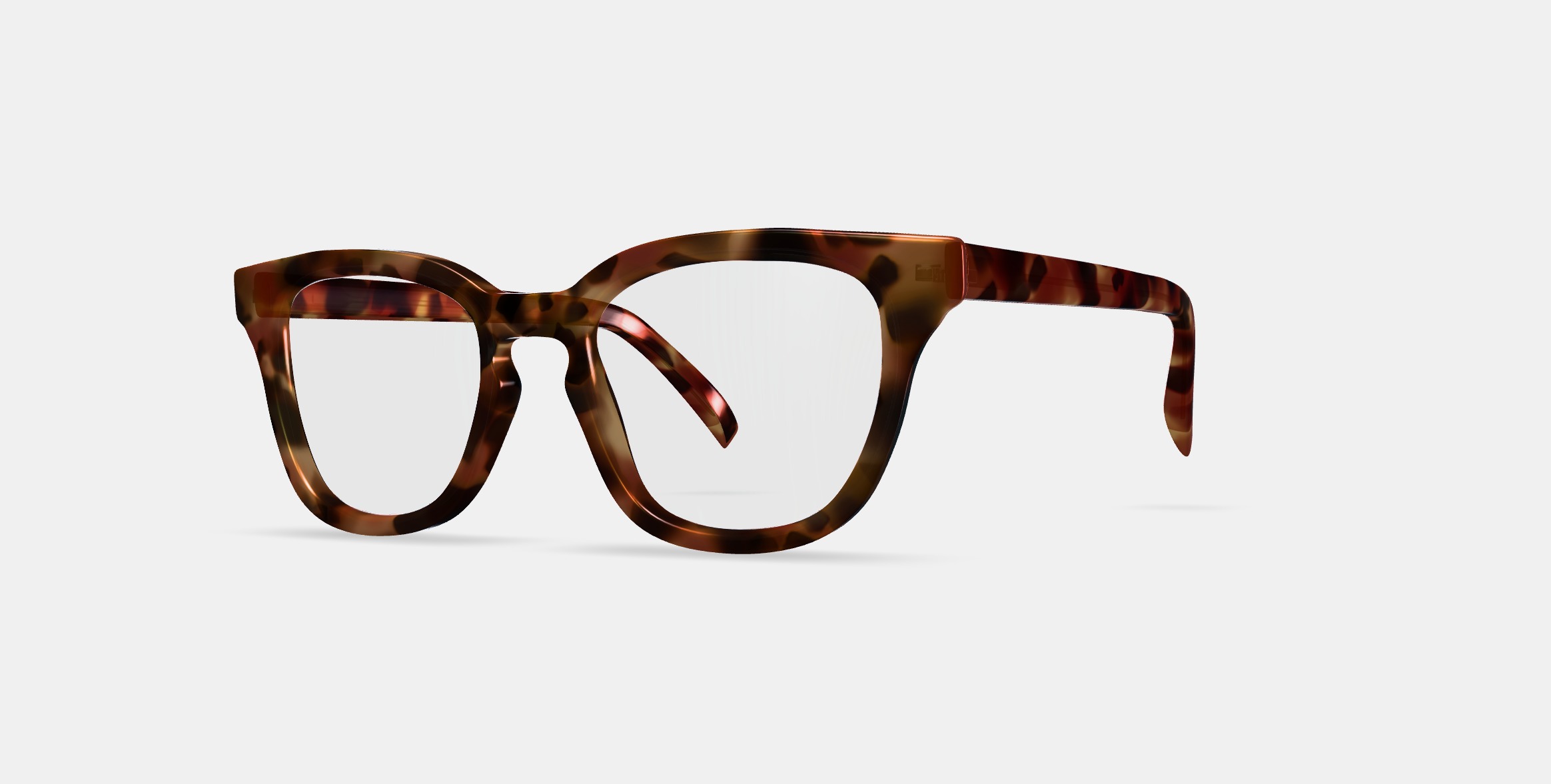 Della Eyeglasses in Acorn Tortoise 3D model_13