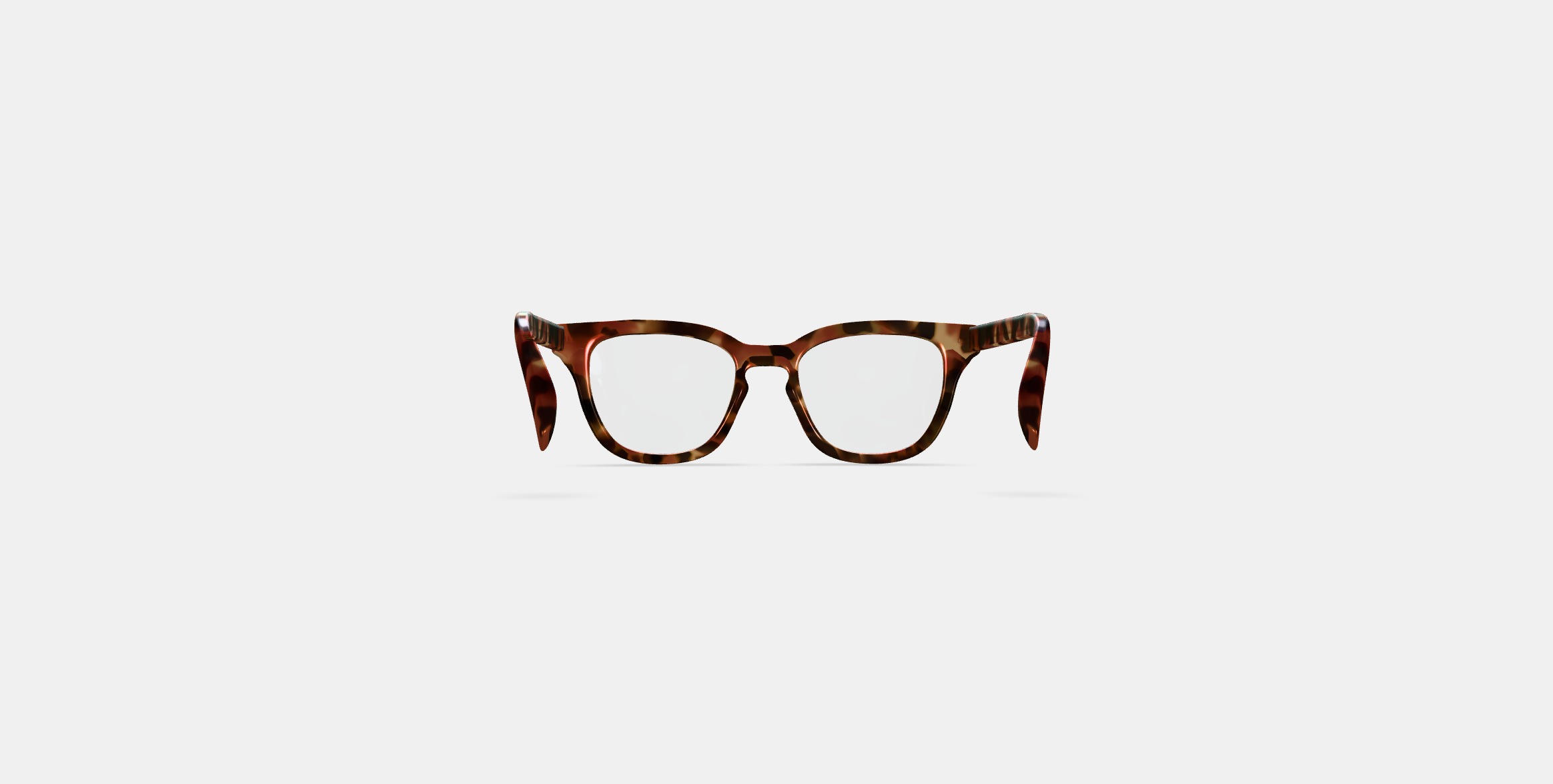 Della Eyeglasses in Acorn Tortoise 3D model_14