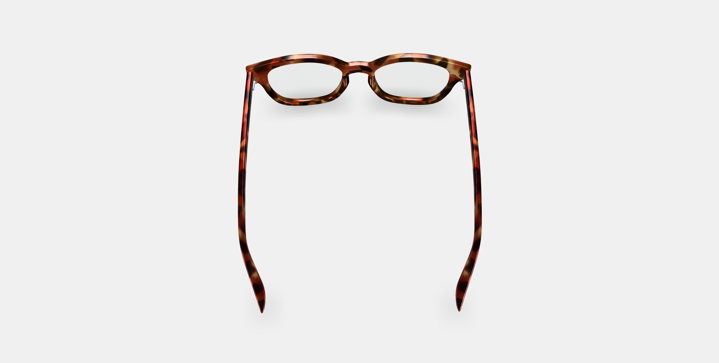 Della Eyeglasses in Acorn Tortoise 3D model_2