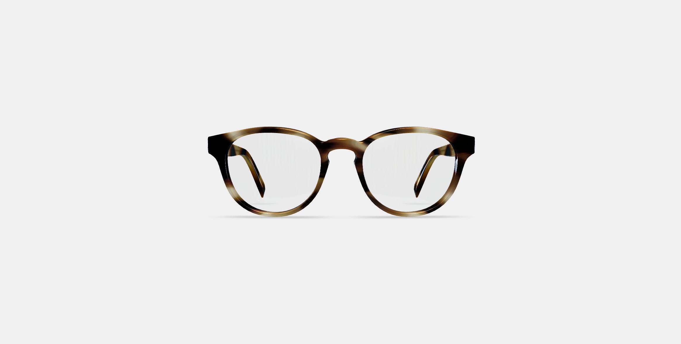 Percey Low Bridge Fit Eyeglasses in Striped Sassafras 3D model_10