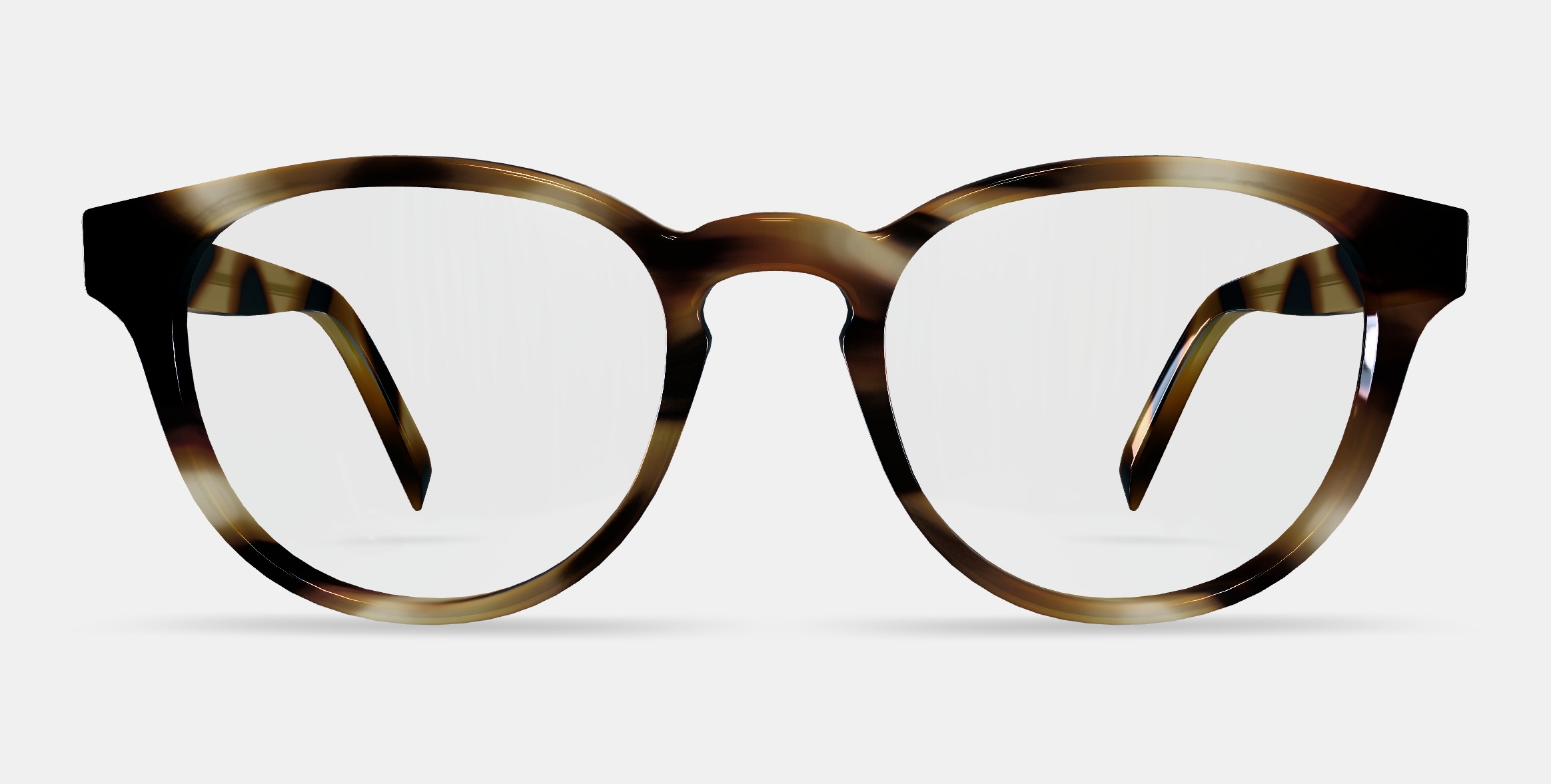 Percey Low Bridge Fit Eyeglasses in Striped Sassafras 3D model_11