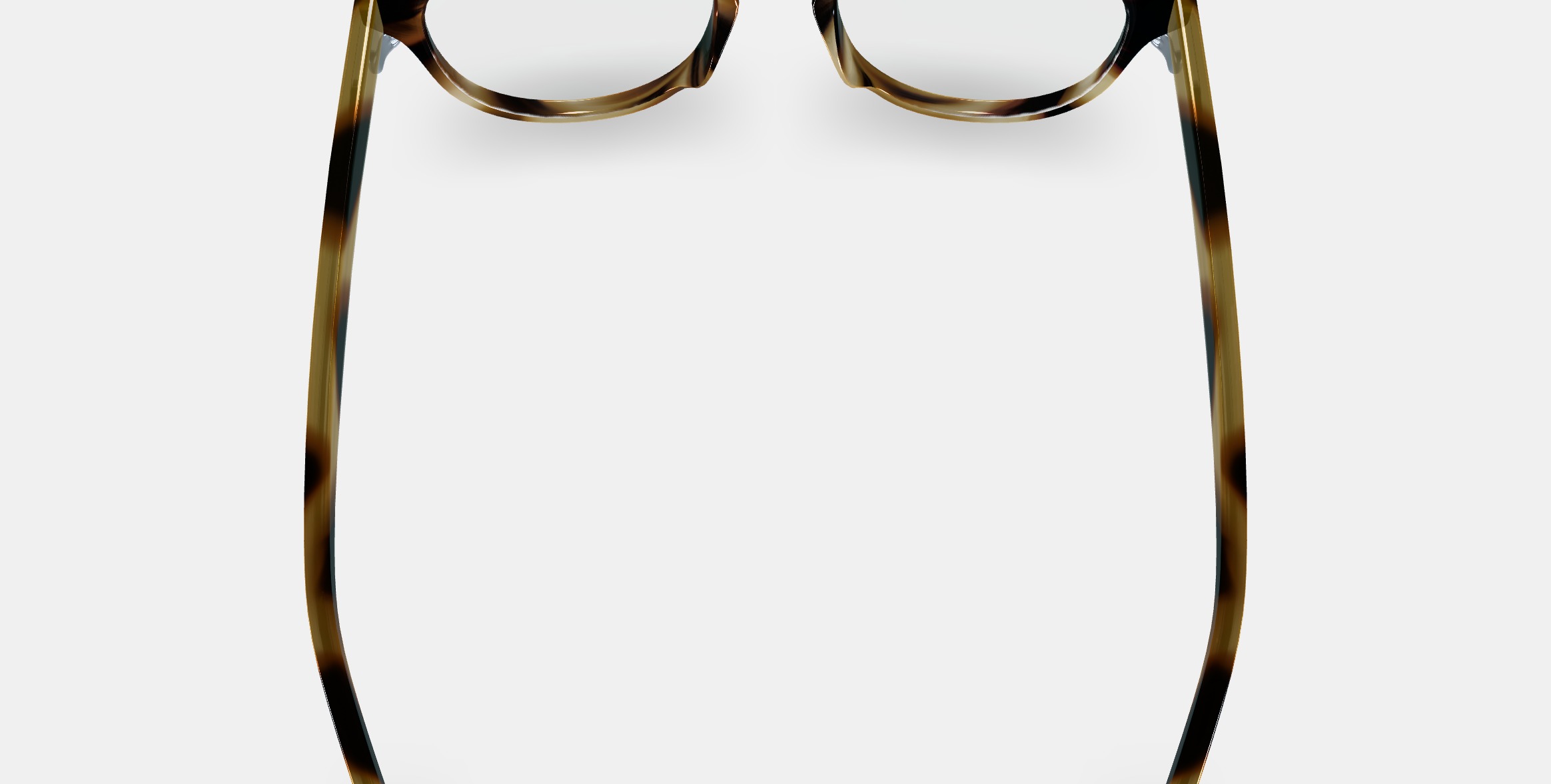 Percey Low Bridge Fit Eyeglasses in Striped Sassafras 3D model_4