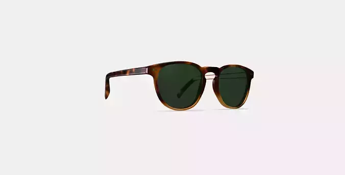 Waller Sunglasses in Barley Tortoise Fade